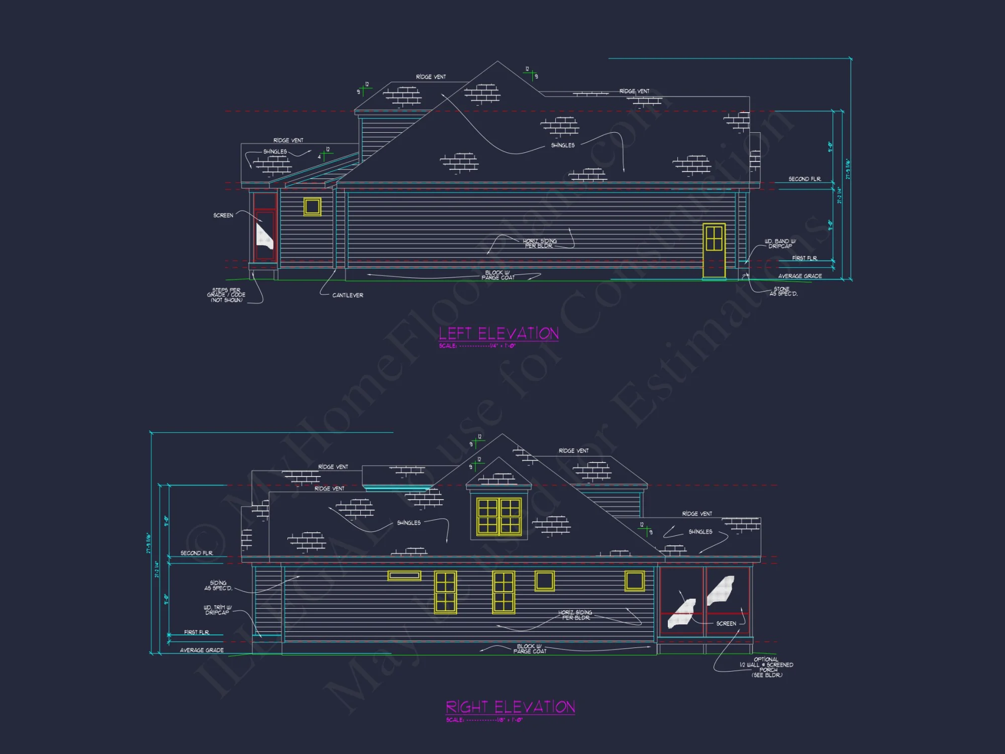 Elegant house Design with Two Floors and Custom Floor Plan