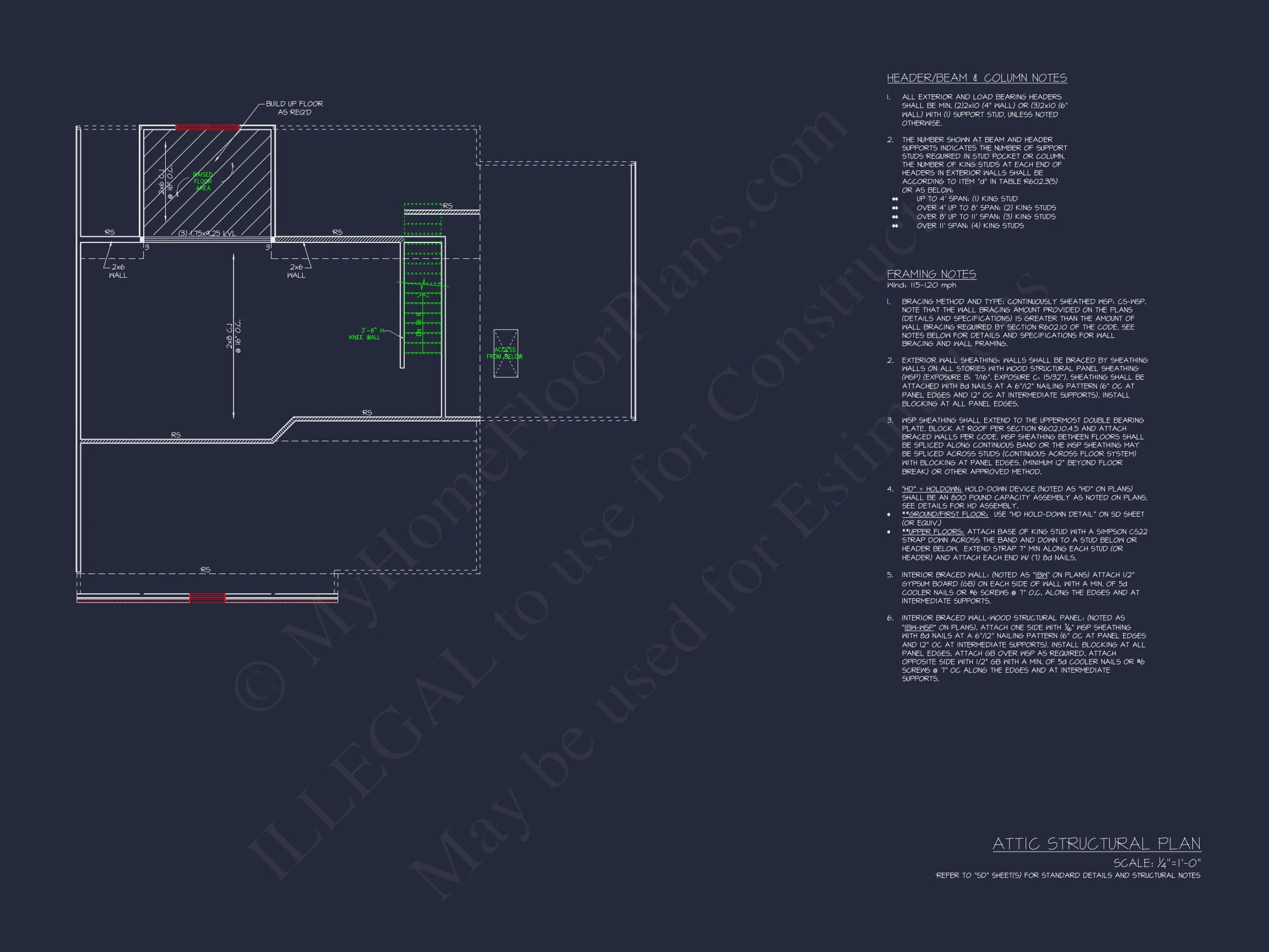 Architectural house Blueprint with CAD Designs & Floor Plans