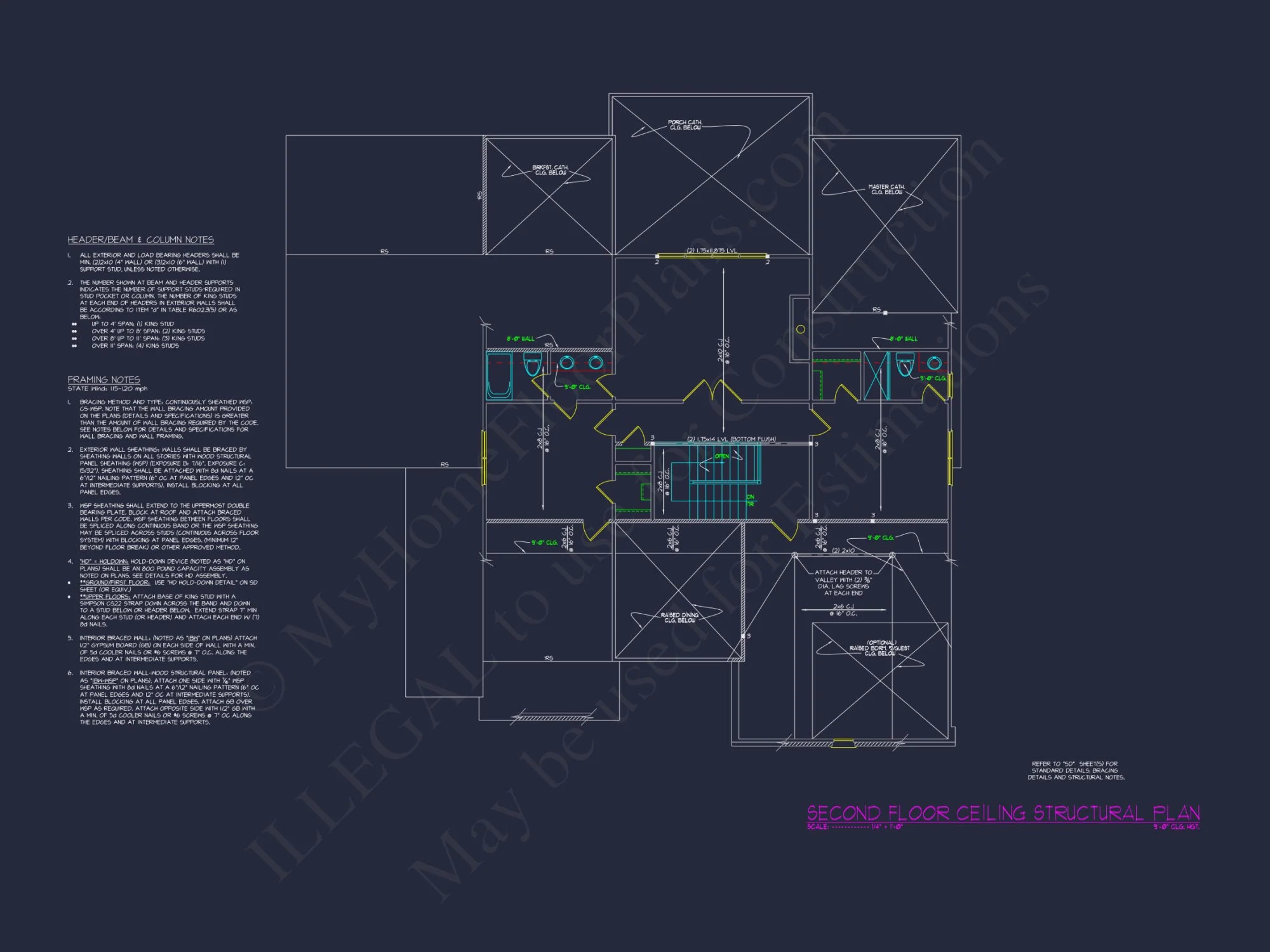 house Plan Floor Blueprint with CAD Architecture Designs