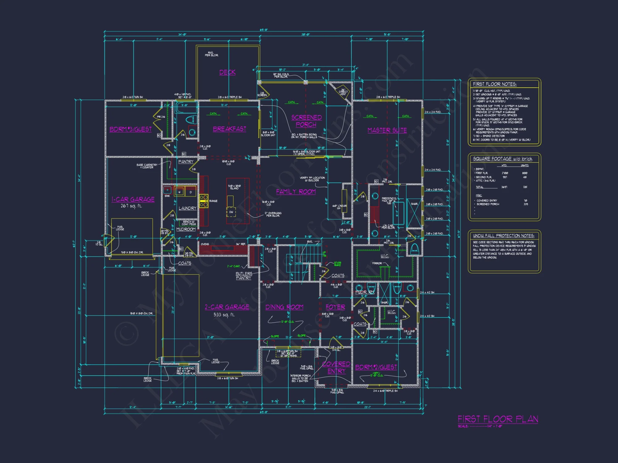 house Plan Floor Blueprint with CAD Architecture Designs