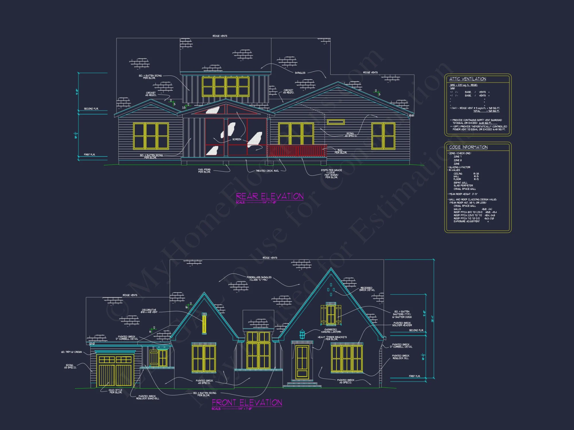 house Plan Floor Blueprint with CAD Architecture Designs