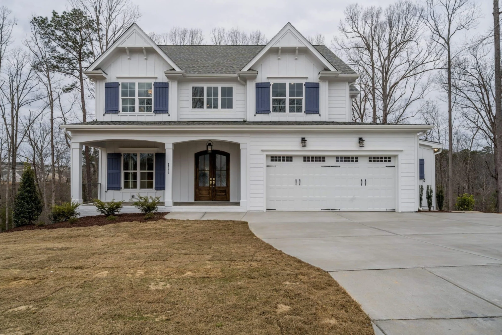 Modern Farmhouse house Plan with 3D CAD Architecture Design