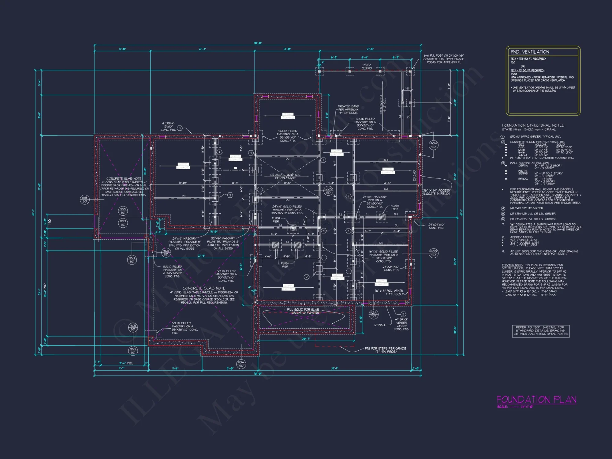 Beautiful 2.5-Story house Plan with 5 Bedrooms and Detailed CAD Designs