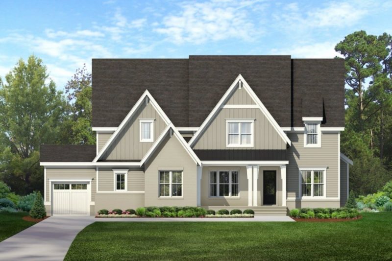 Spacious Traditional house Plan with 3 Floors and CAD Blueprint