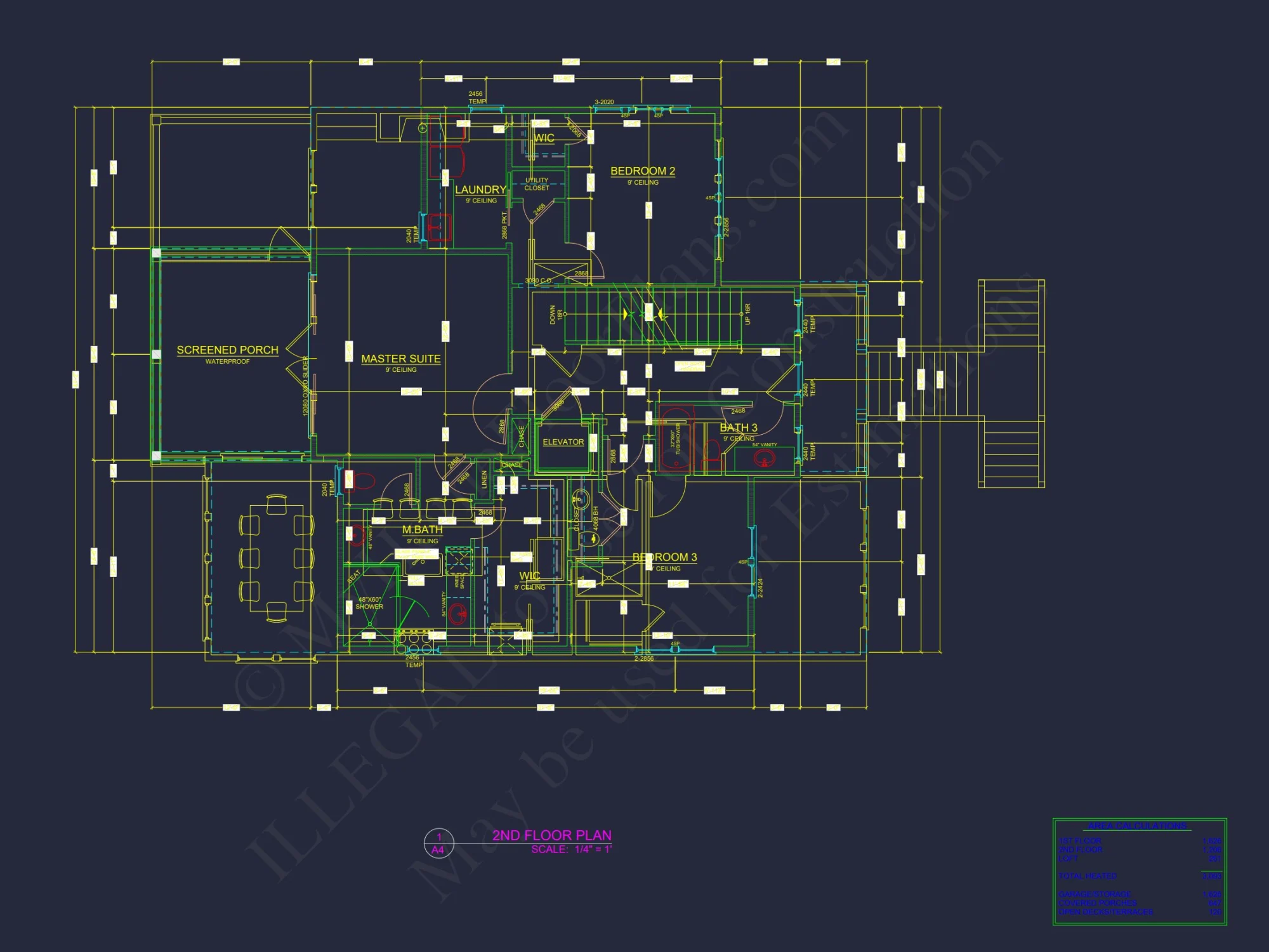 Modern Beach house Floor Plan with CAD Architecture Designs