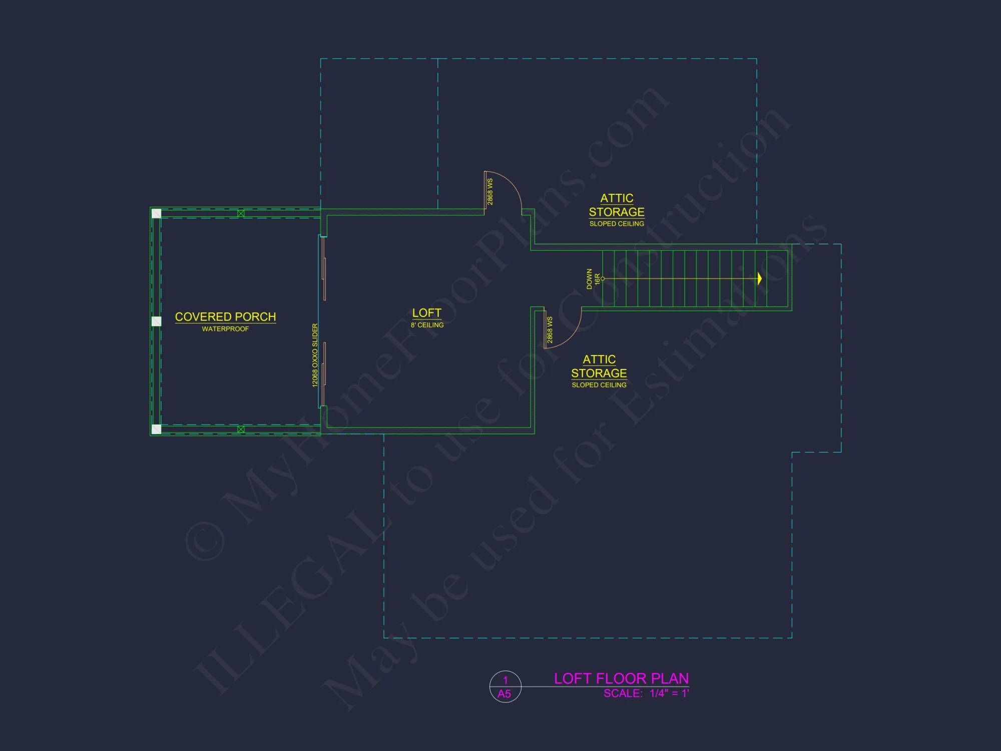 Modern Beach house Floor Plan with CAD Architecture Designs