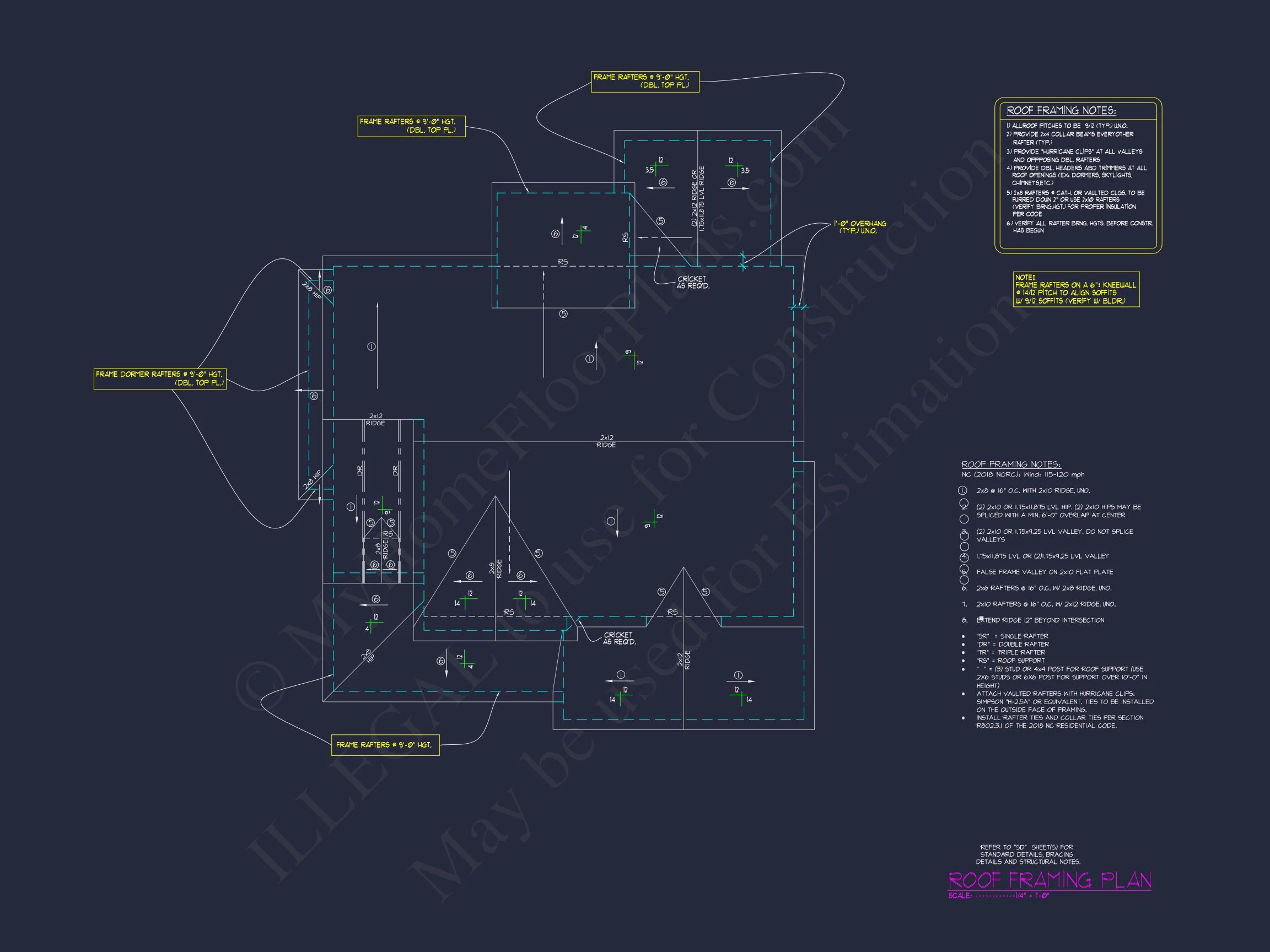 Modern Craftsman Floor Plan: Stunning house Design with CAD Blueprint
