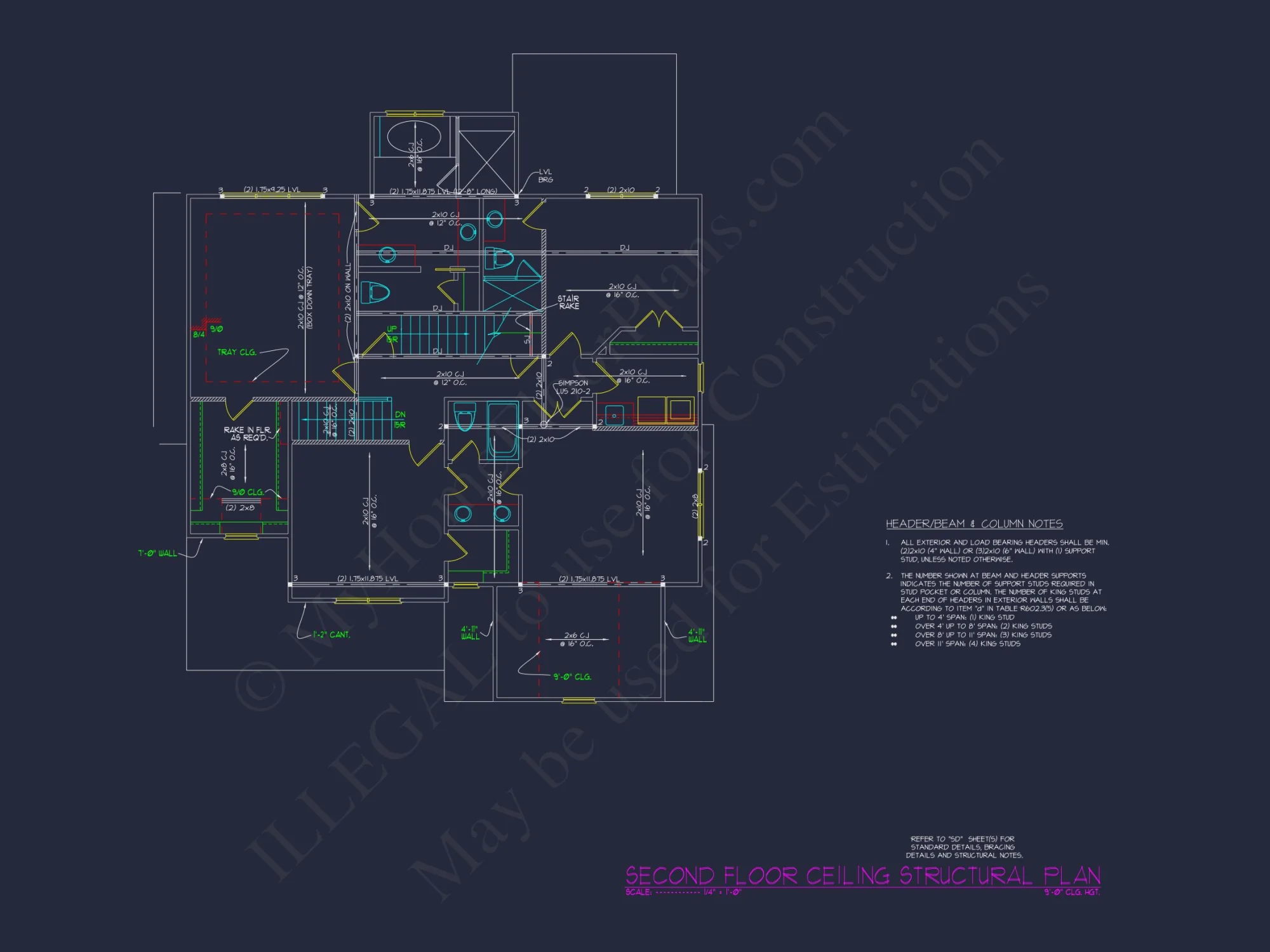 Modern Craftsman Floor Plan: Stunning house Design with CAD Blueprint