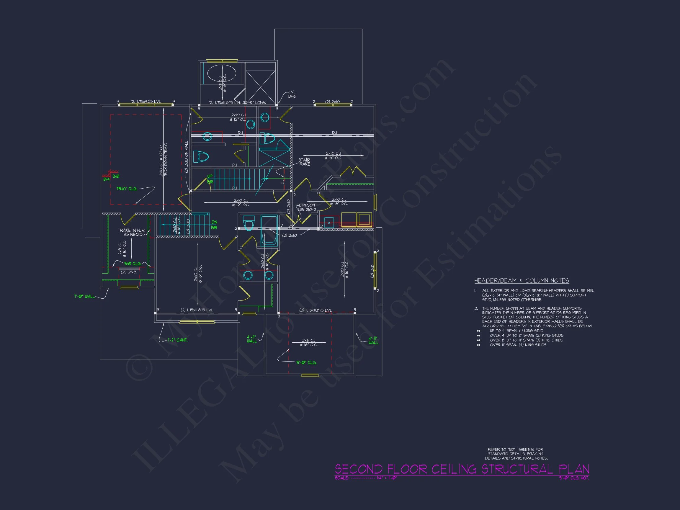 Modern Craftsman Floor Plan: Stunning house Design with CAD Blueprint
