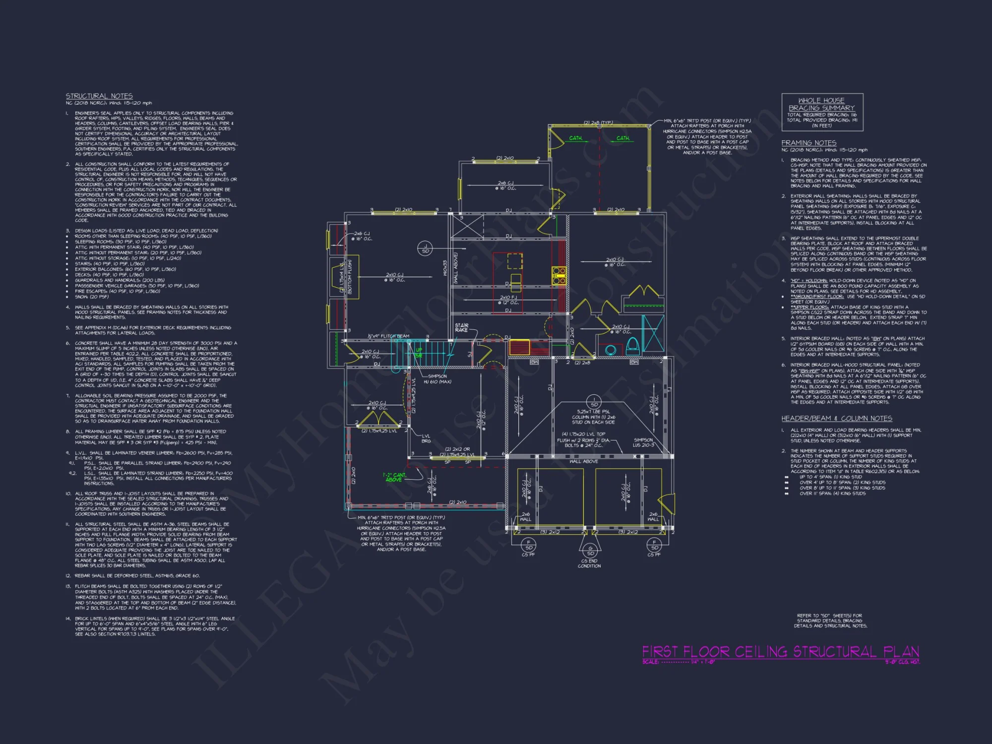 Modern Craftsman Floor Plan: Stunning house Design with CAD Blueprint