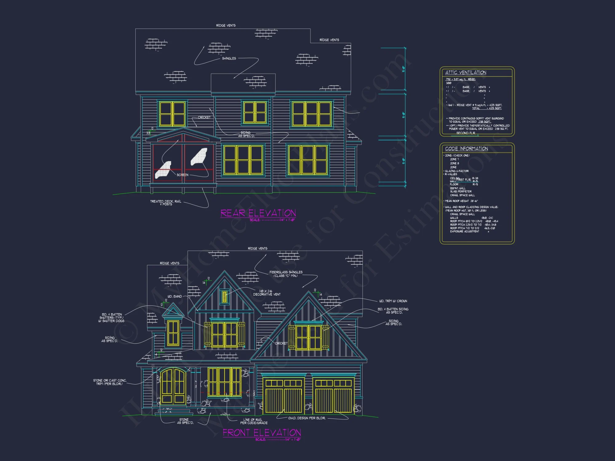 Modern Craftsman Floor Plan: Stunning house Design with CAD Blueprint