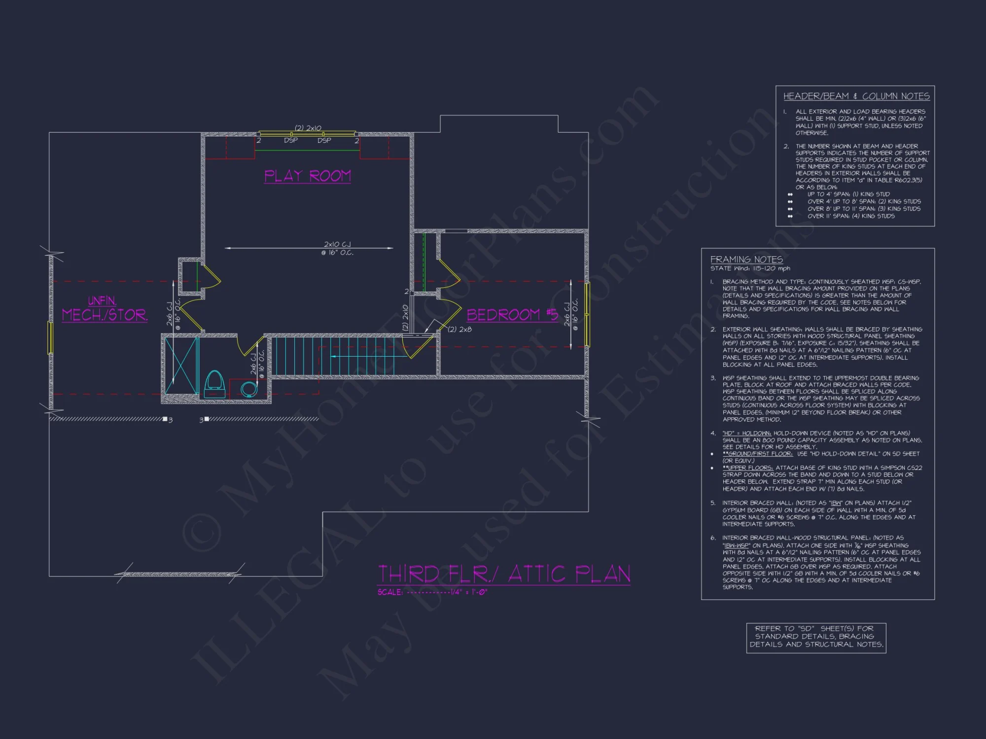 Modern Craftsman house Plan with Detailed Floor Designs
