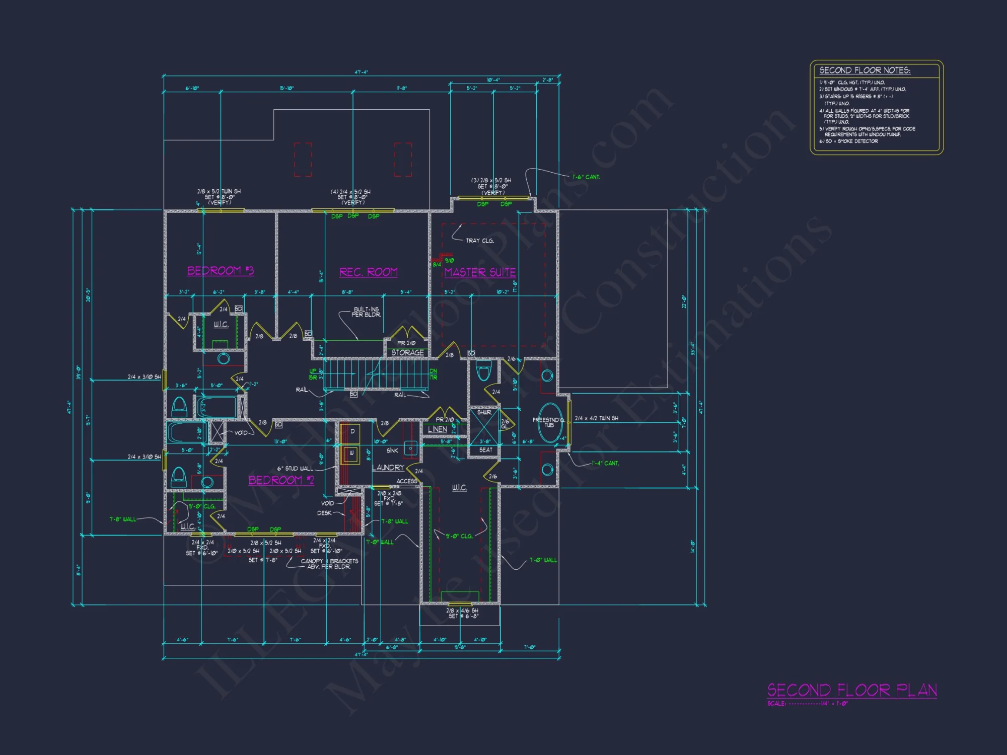 Modern Craftsman house Plan with Detailed Floor Designs