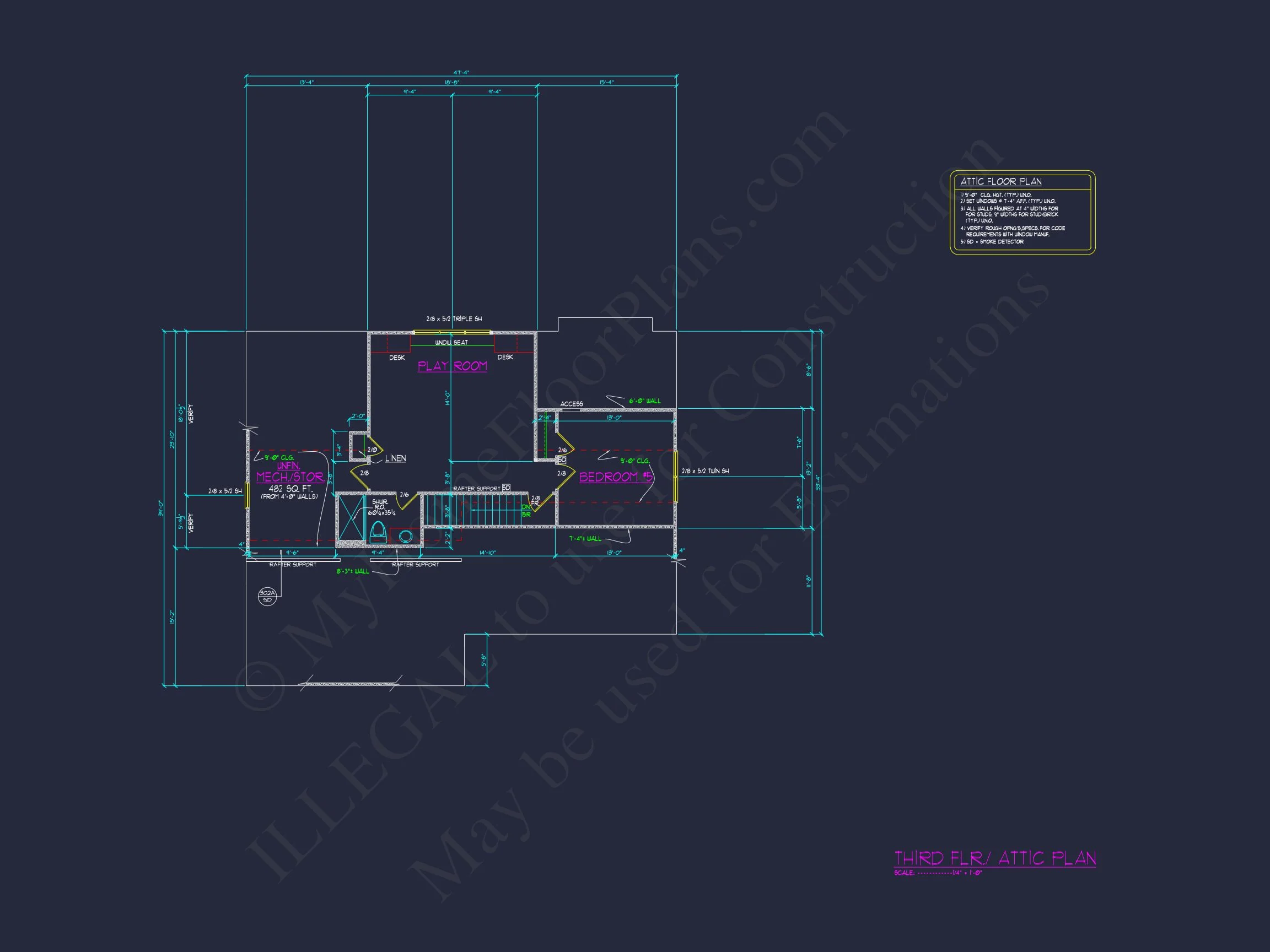 Modern Craftsman house Plan with Detailed Floor Designs