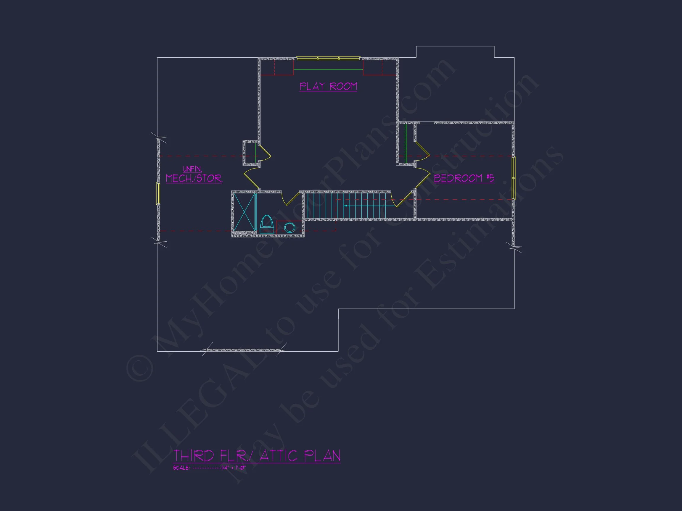 Modern Craftsman house Plan with Detailed Floor Designs