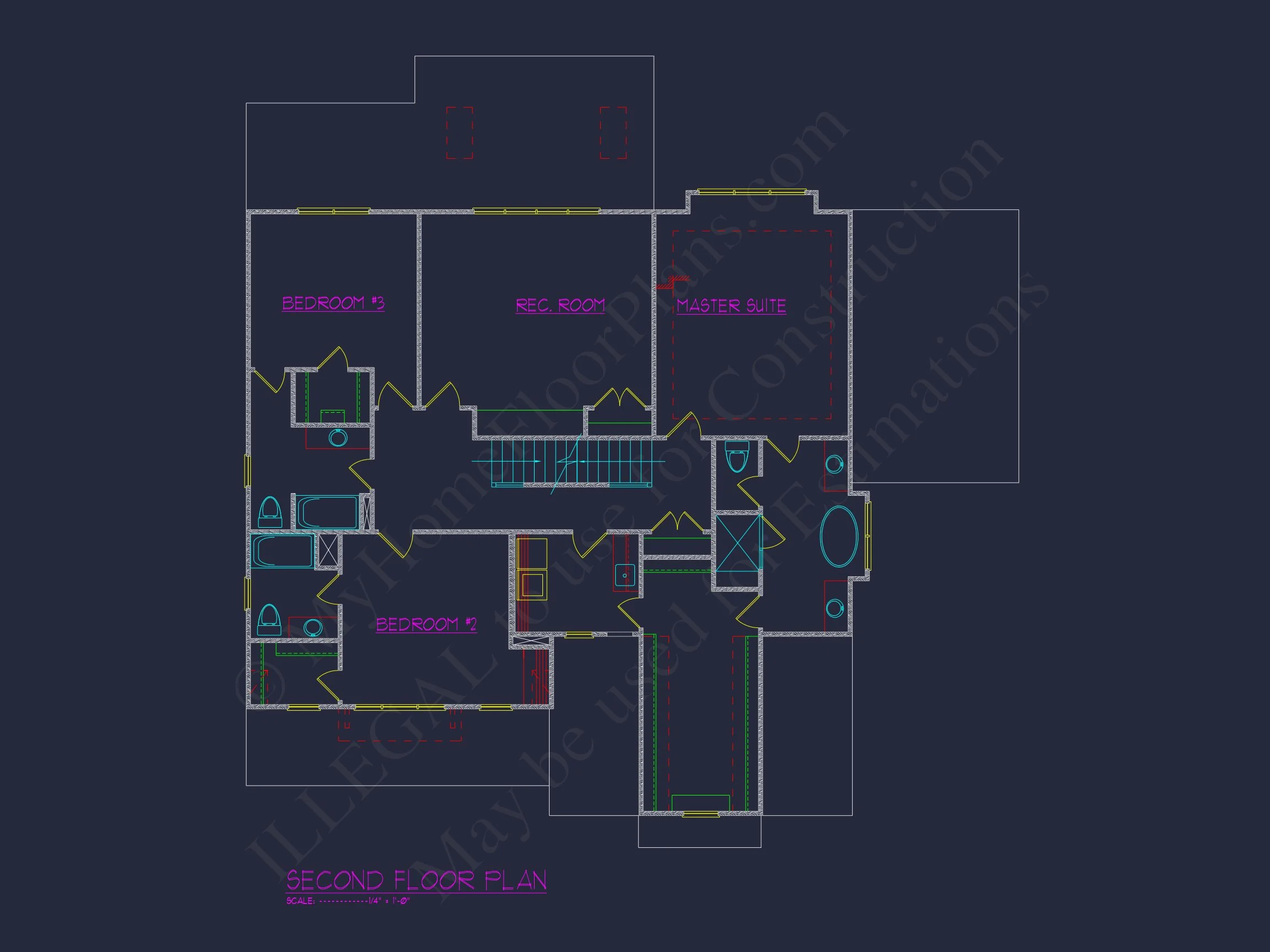 Modern Craftsman house Plan with Detailed Floor Designs