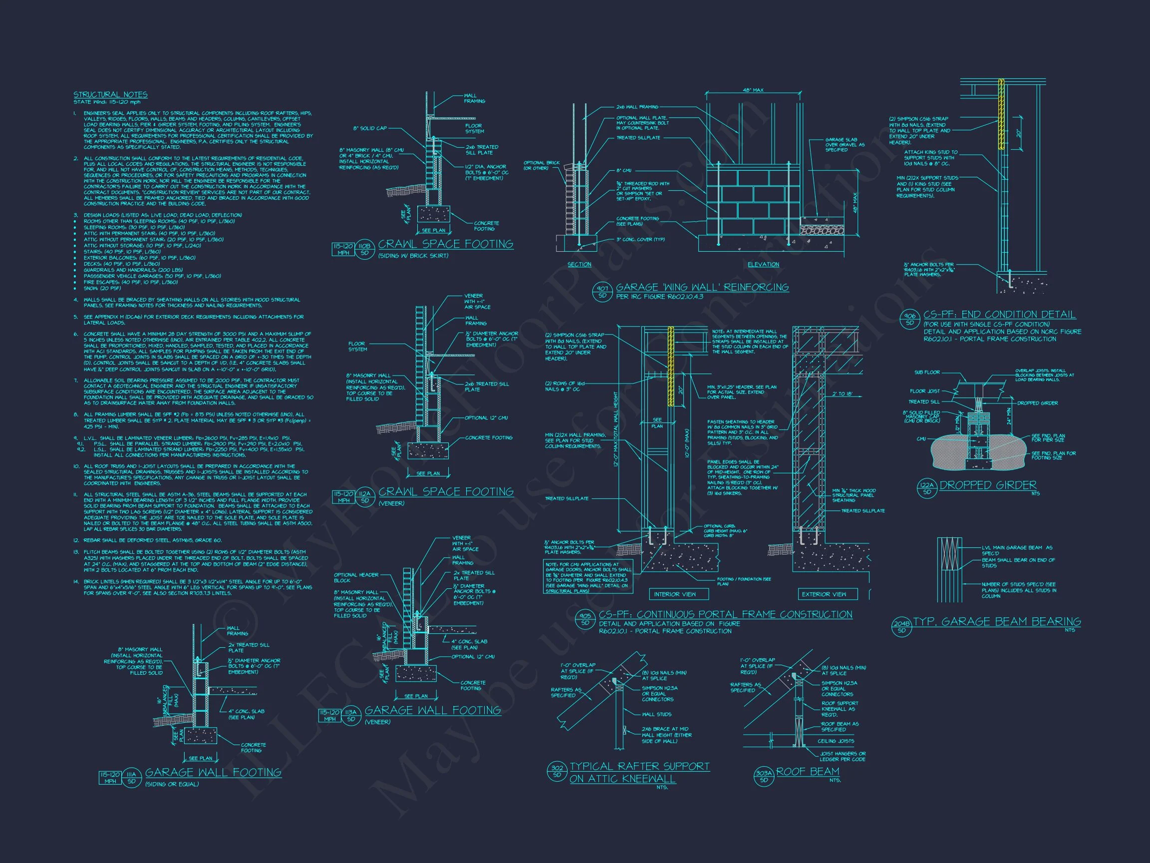 19-1695 HOUSE PLAN - Modern Craftsman House Plan – Floor Plans with CAD Designs 42 Modern Craftsman house Plan – Floor Plans with CAD Designs
