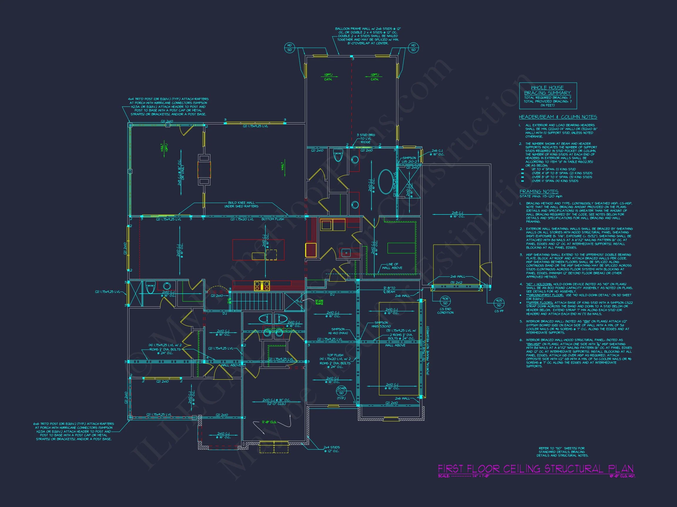 19-1695 HOUSE PLAN - Modern Craftsman House Plan – Floor Plans with CAD Designs 39 Modern Craftsman house Plan – Floor Plans with CAD Designs