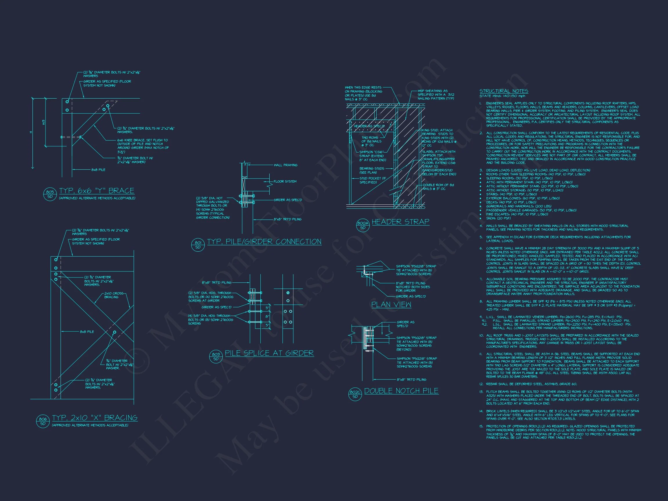 19-1674 HOUSE PLAN - Coastal Home Plan - 4-Bed, 4-Bath, 3,200 SF 18 Modern Coastal house Plan: 2-Story CAD Blueprint with Elevator