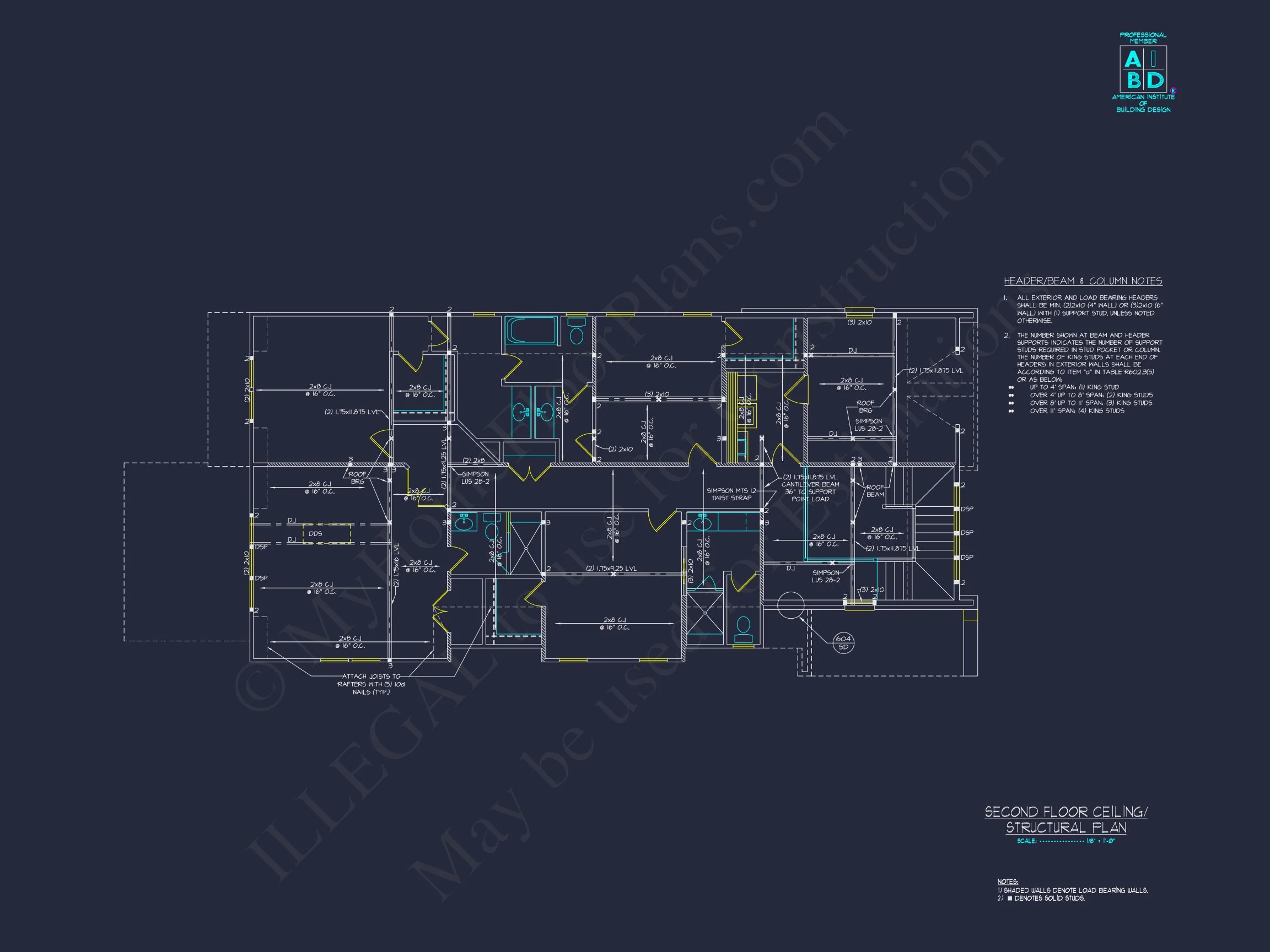 Charming Two-Story house Plan with CAD Designs and Floor Blueprint