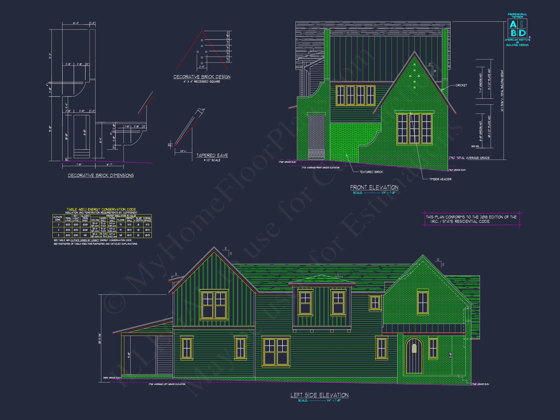 Charming Two-Story house Plan with CAD Designs and Floor Blueprint