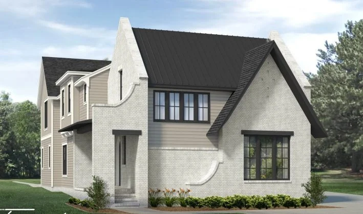 Charming Two-Story house Plan with CAD Designs and Floor Blueprint