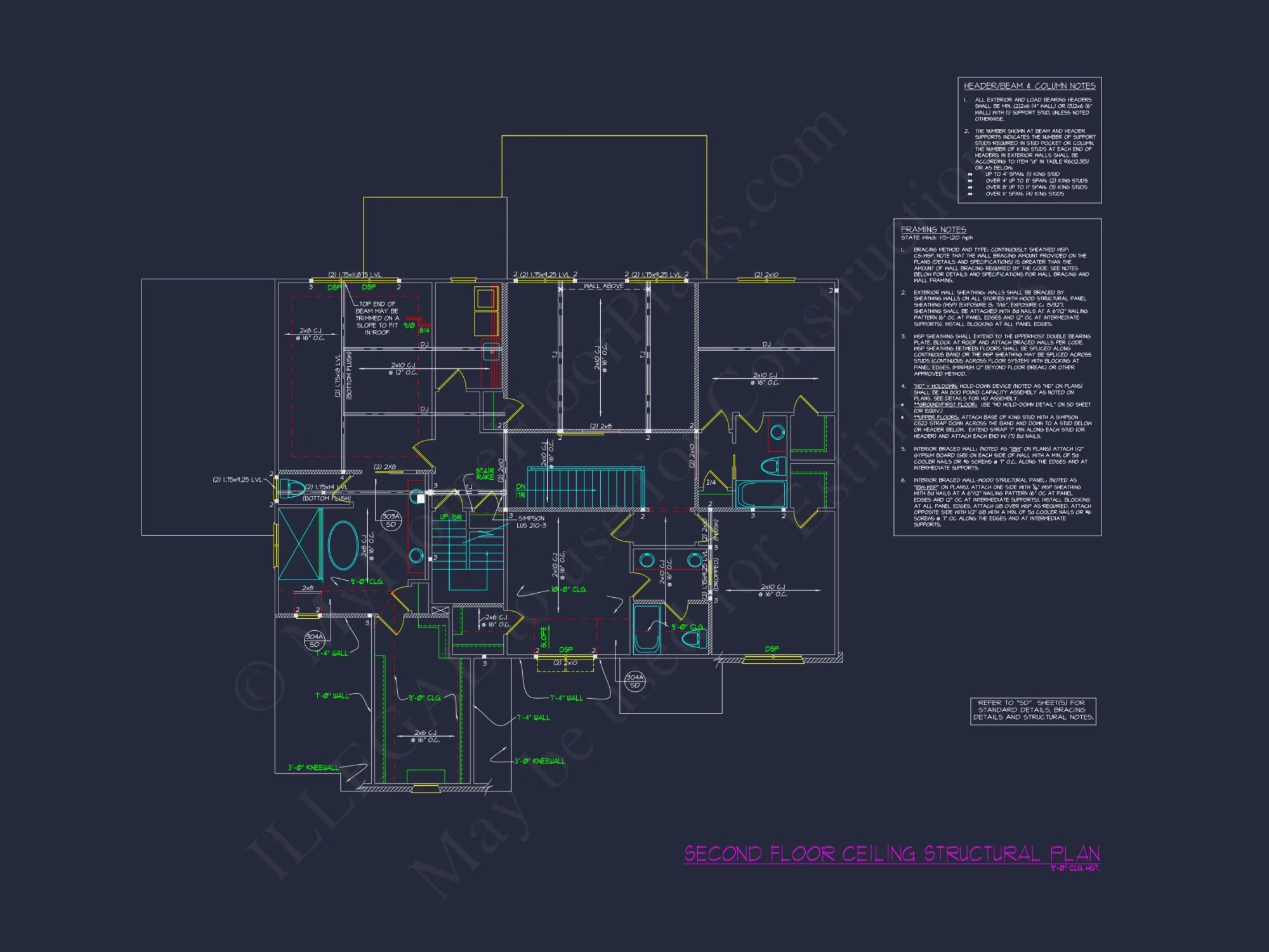 Modern house Plan with Detailed Blueprint and Architectural Designs