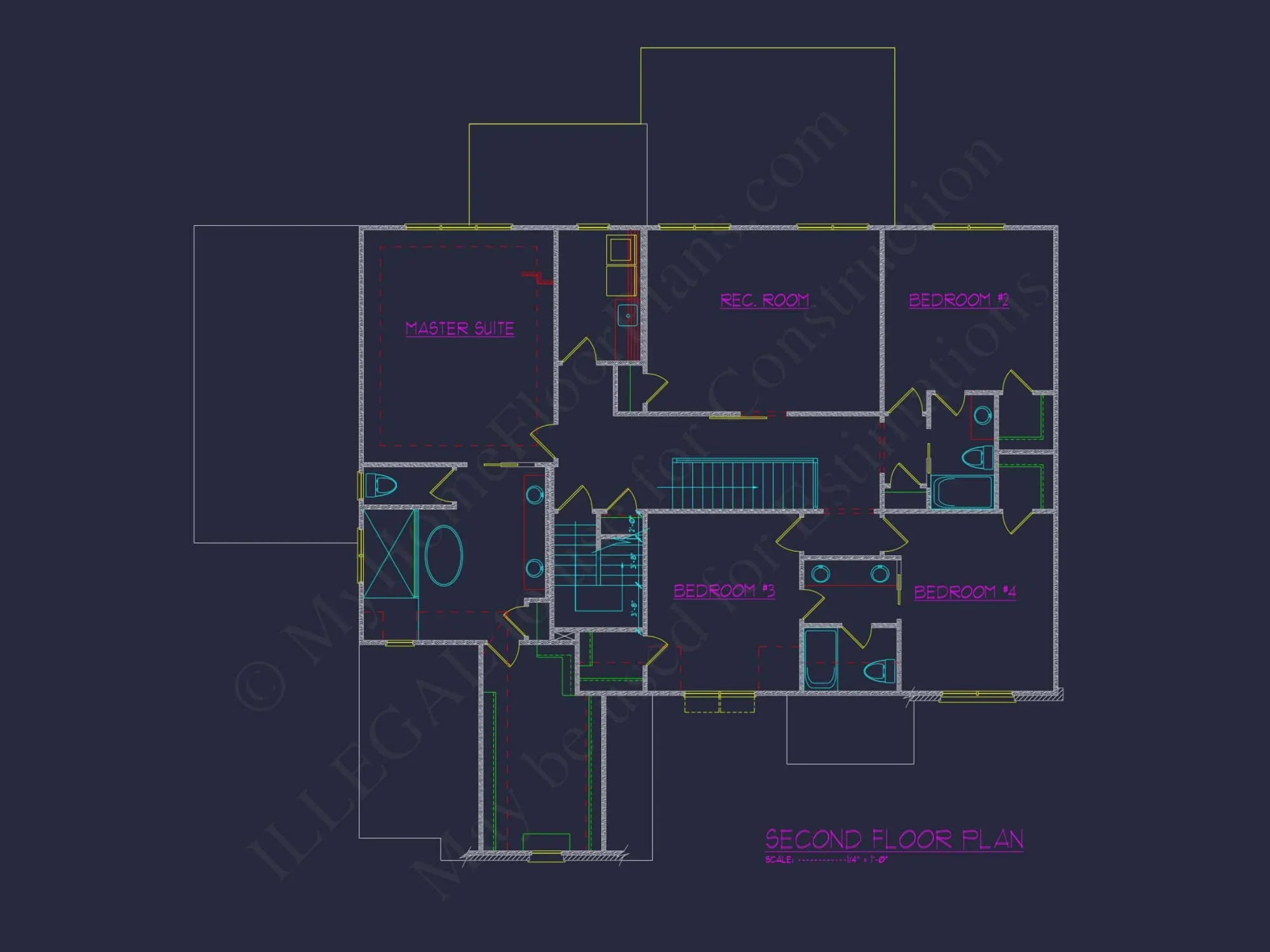 Modern house Plan with Detailed Blueprint and Architectural Designs