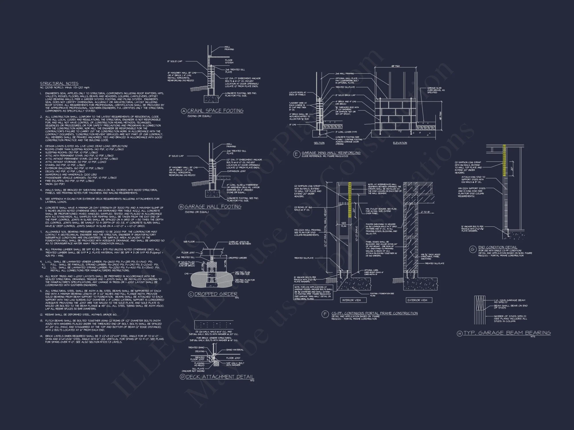 Craftsman house Floor Plan with Spacious Garage and Open Layout