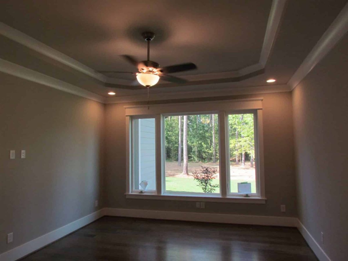 Craftsman house Floor Plan with Spacious Garage and Open Layout