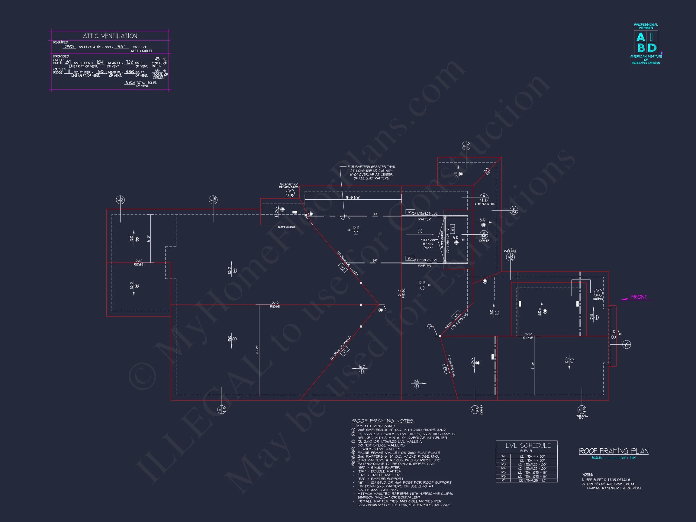 Spacious house Plan with CAD Blueprints & Modern Designs