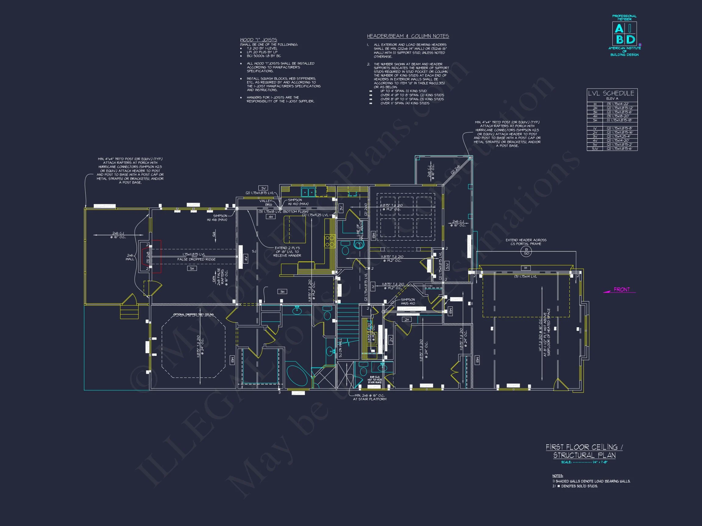Spacious house Plan with CAD Blueprints & Modern Designs