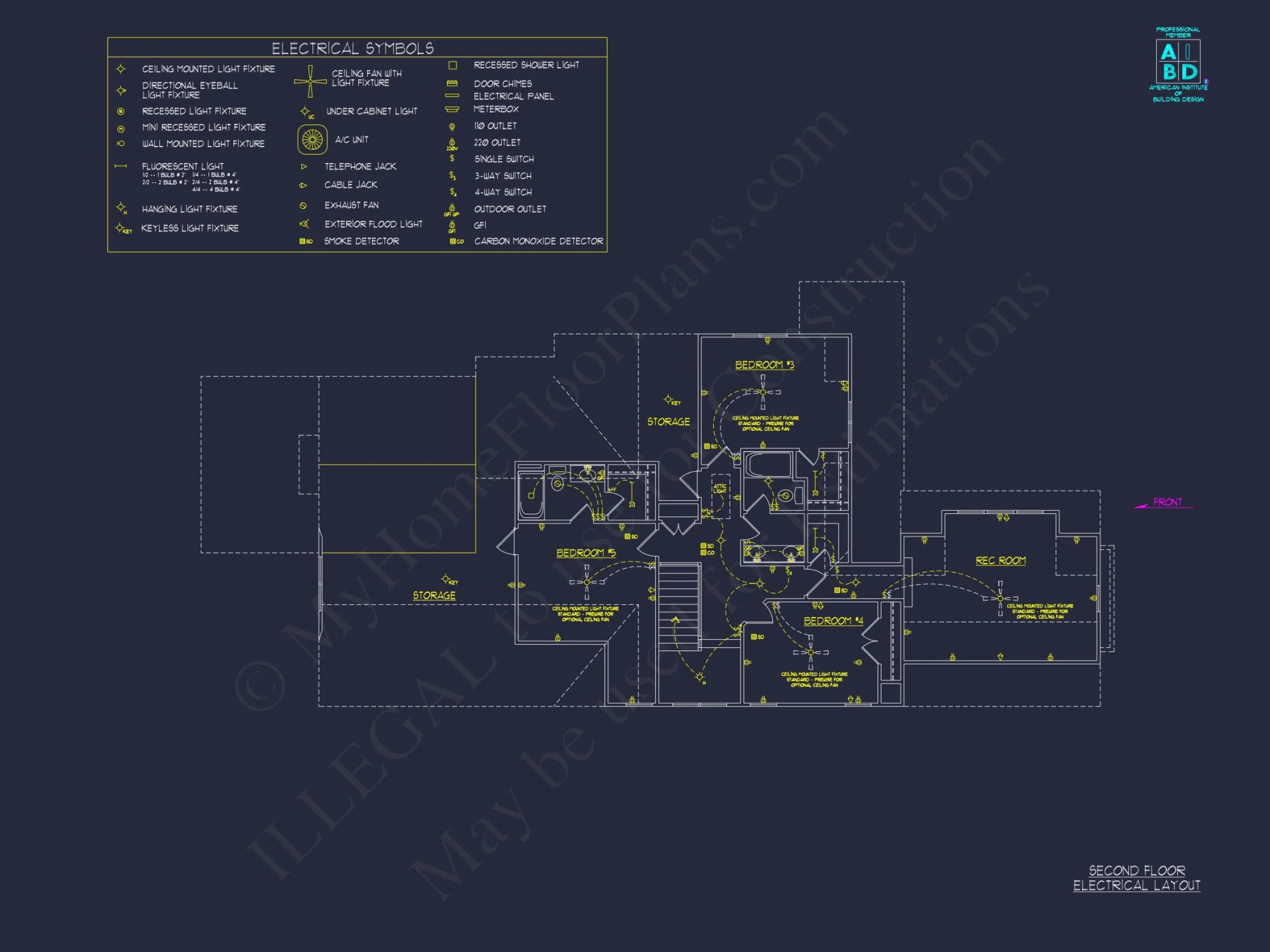 Spacious house Plan with CAD Blueprints & Modern Designs