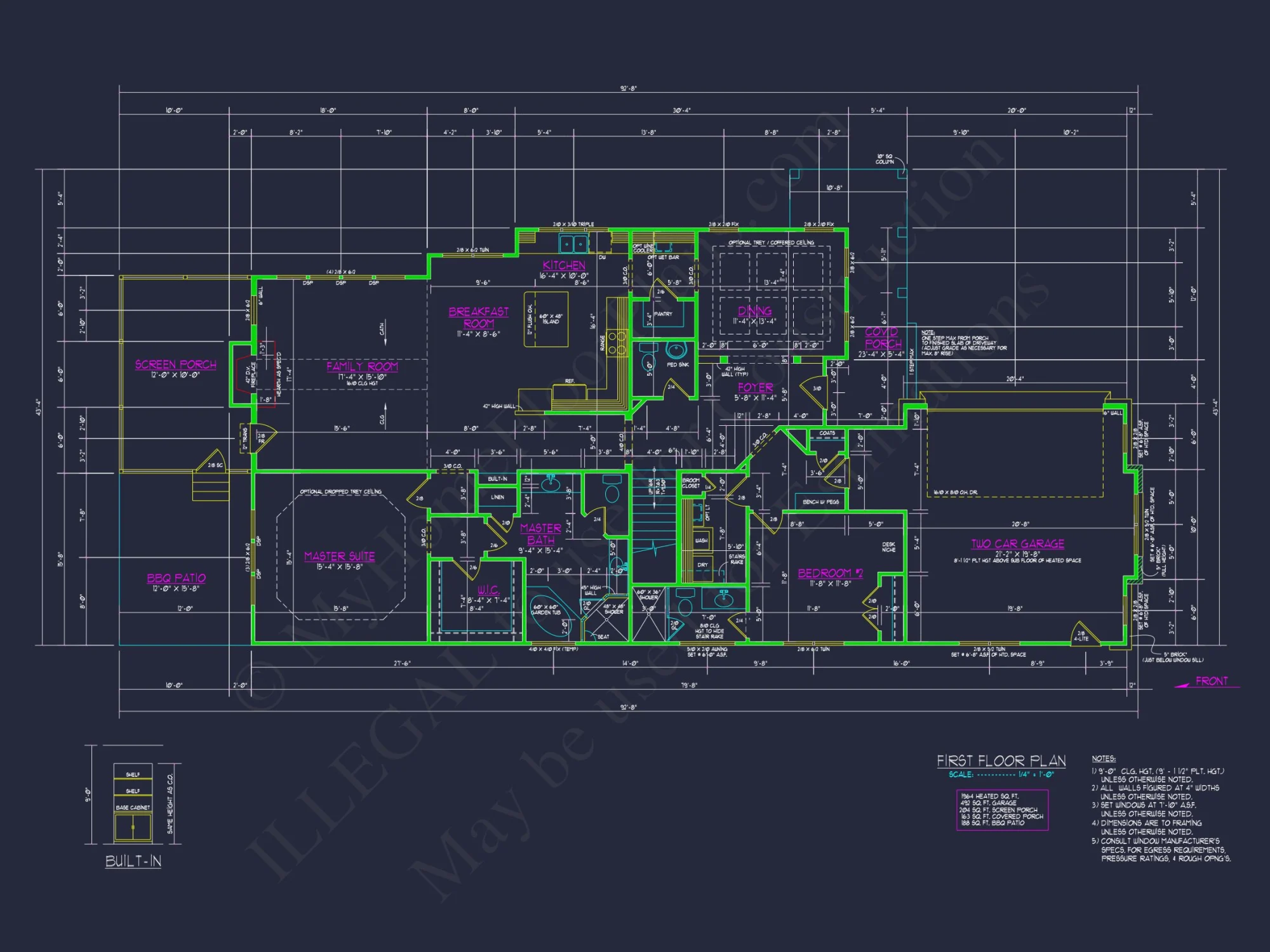 Spacious house Plan with CAD Blueprints & Modern Designs