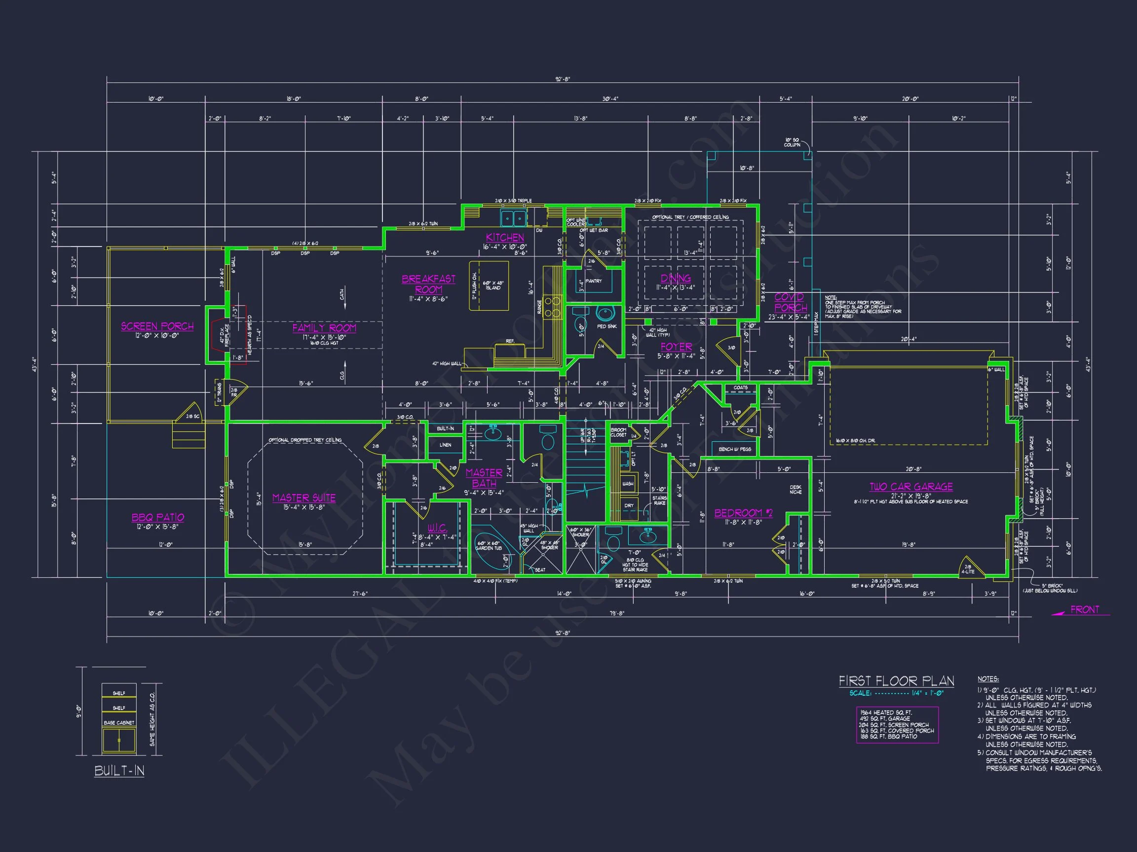 Spacious house Plan with CAD Blueprints & Modern Designs