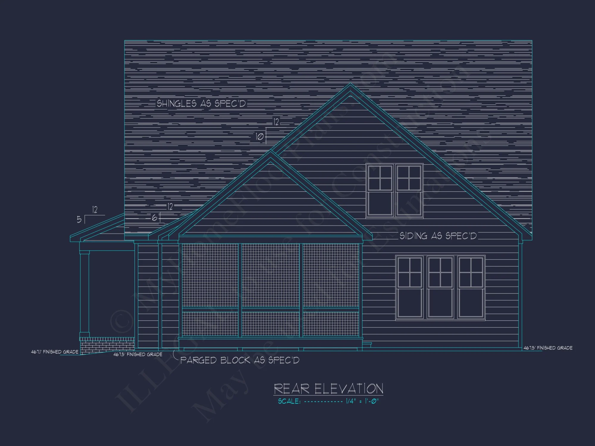 Spacious house Plan with CAD Blueprints & Modern Designs