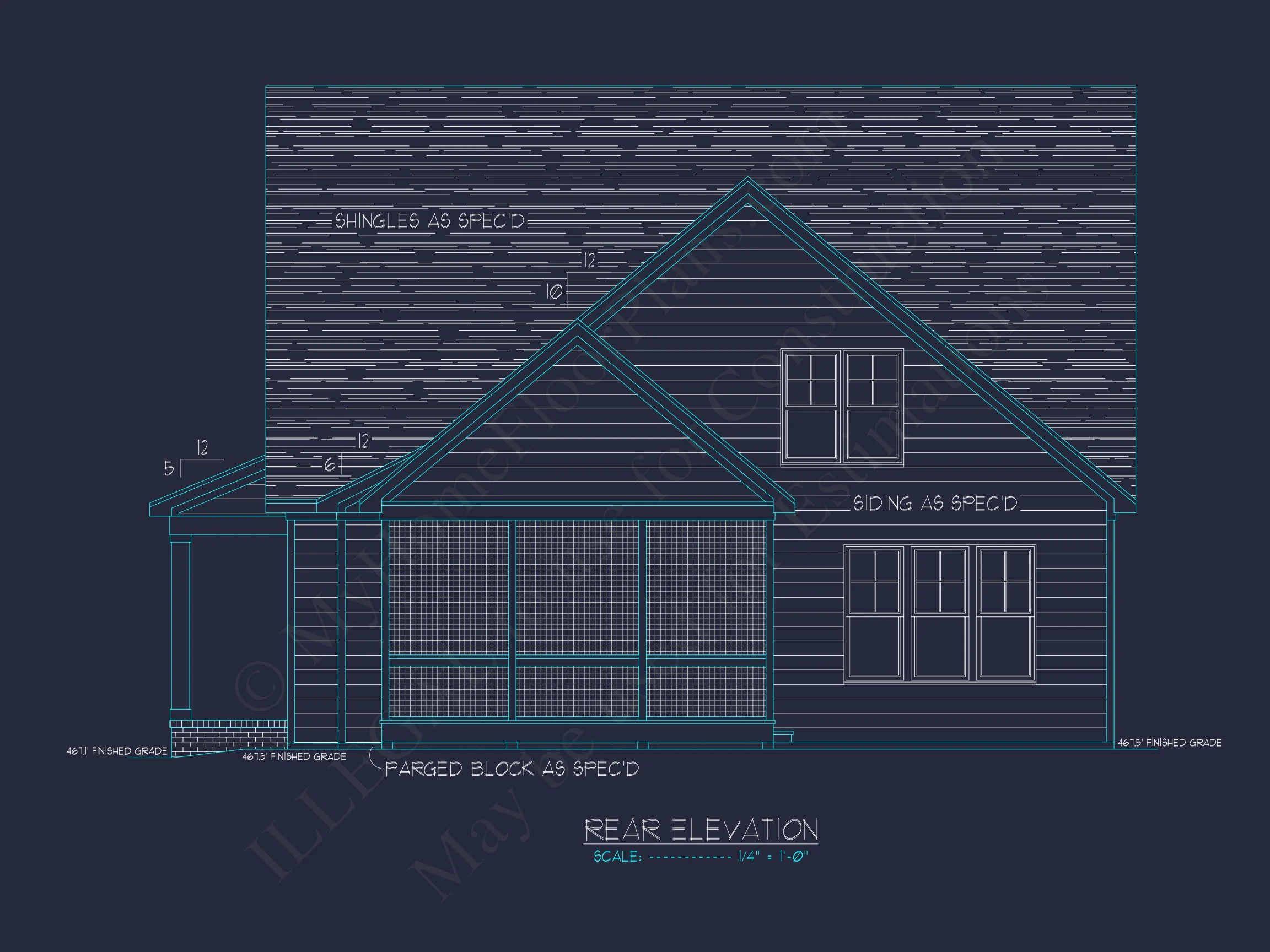 Spacious house Plan with CAD Blueprints & Modern Designs