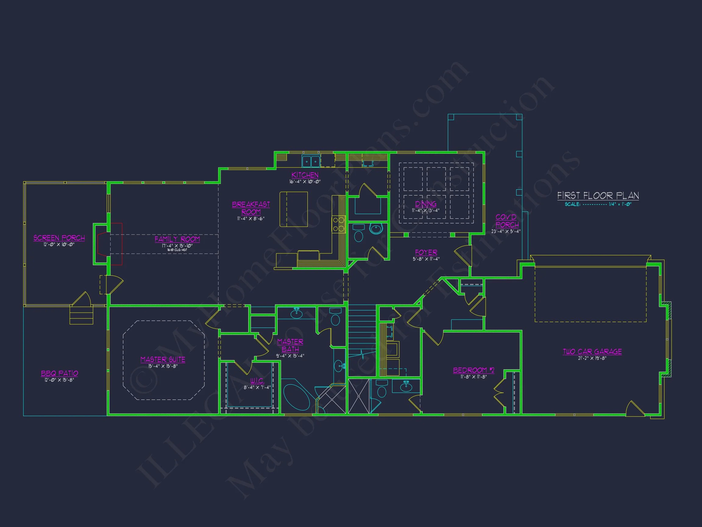Spacious house Plan with CAD Blueprints & Modern Designs