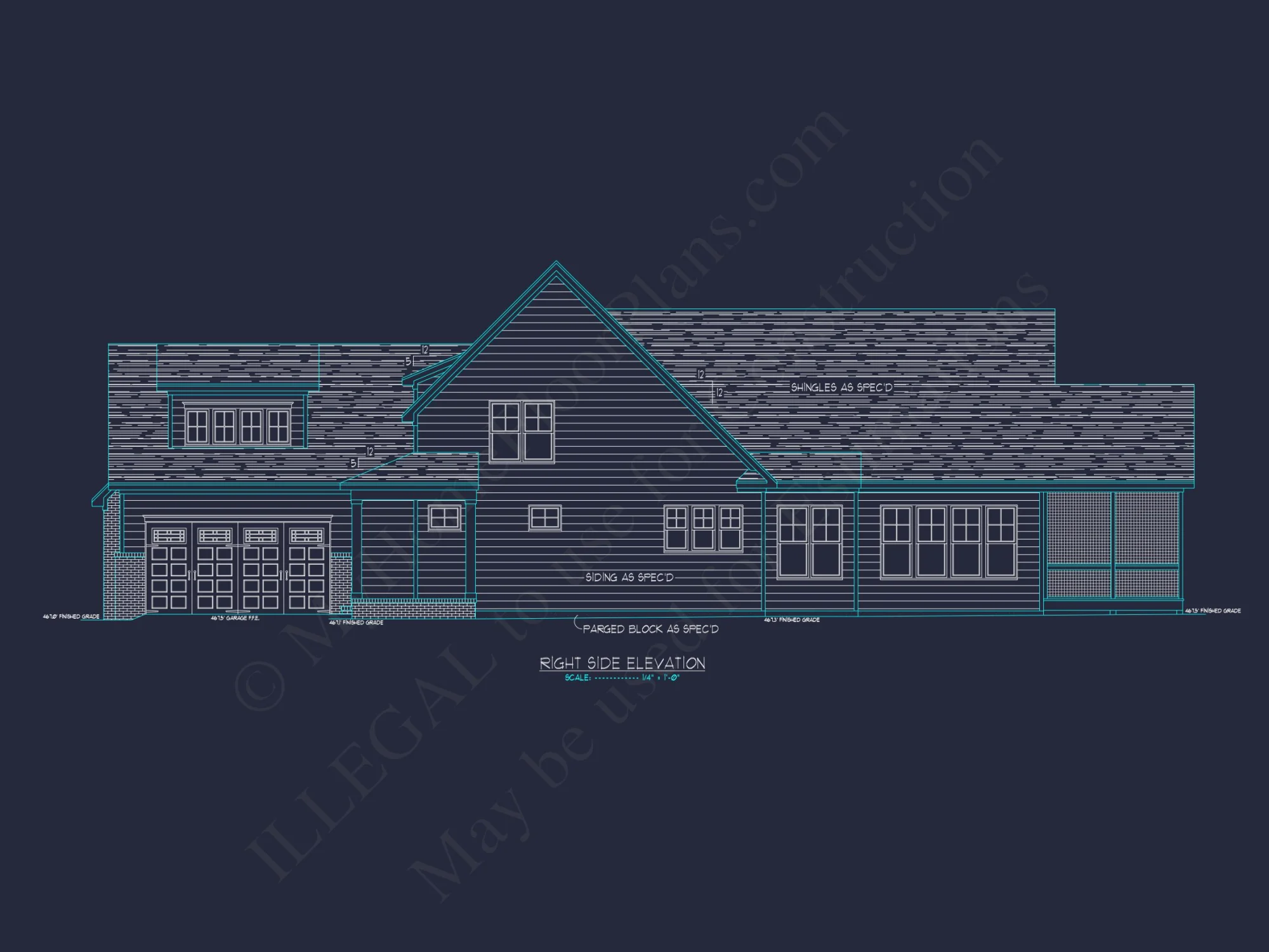 Spacious house Plan with CAD Blueprints & Modern Designs