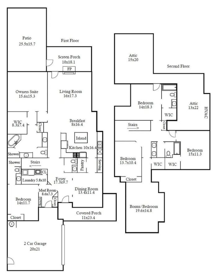 Spacious house Plan with CAD Blueprints & Modern Designs