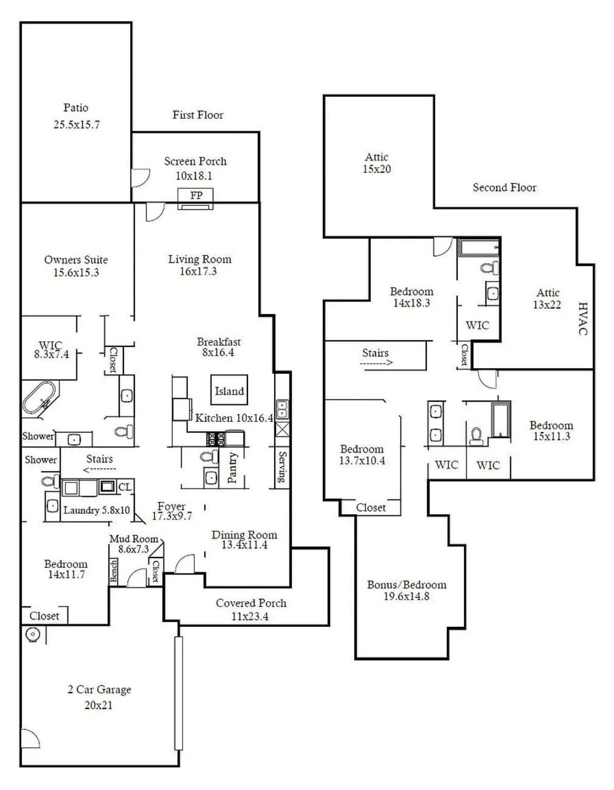 Spacious house Plan with CAD Blueprints & Modern Designs