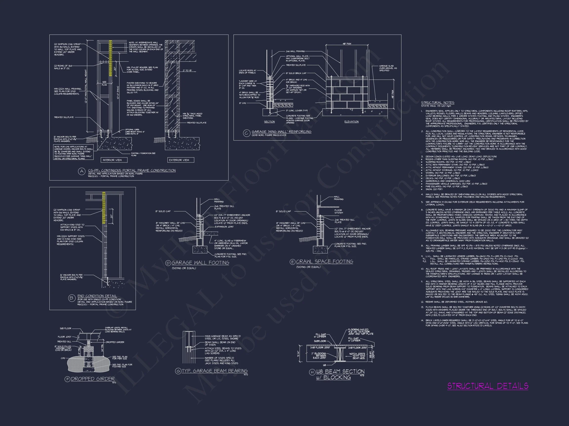 Elegant 3-Story house Plan with CAD Floor Designs & Blueprint