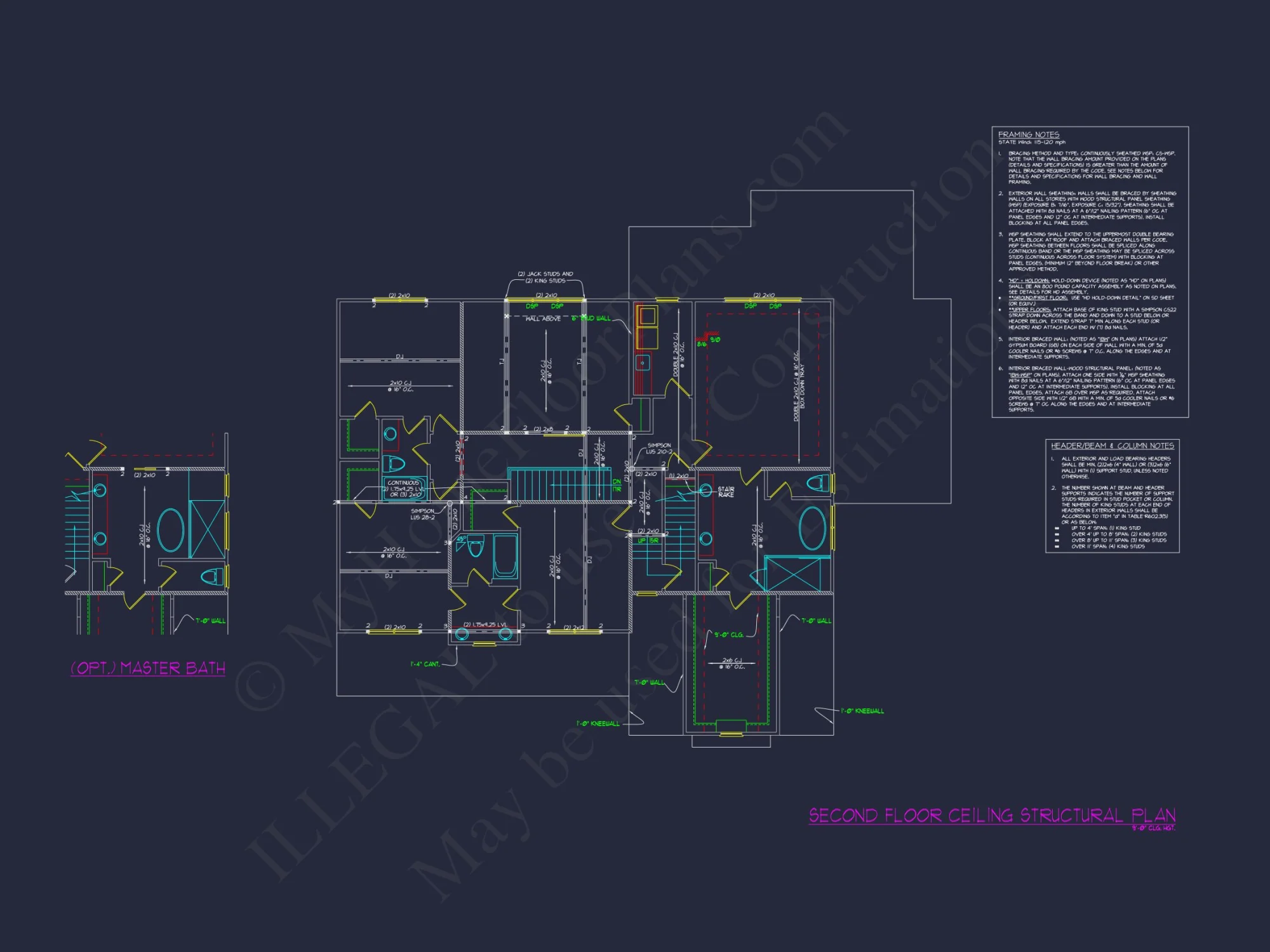 Elegant 3-Story house Plan with CAD Floor Designs & Blueprint