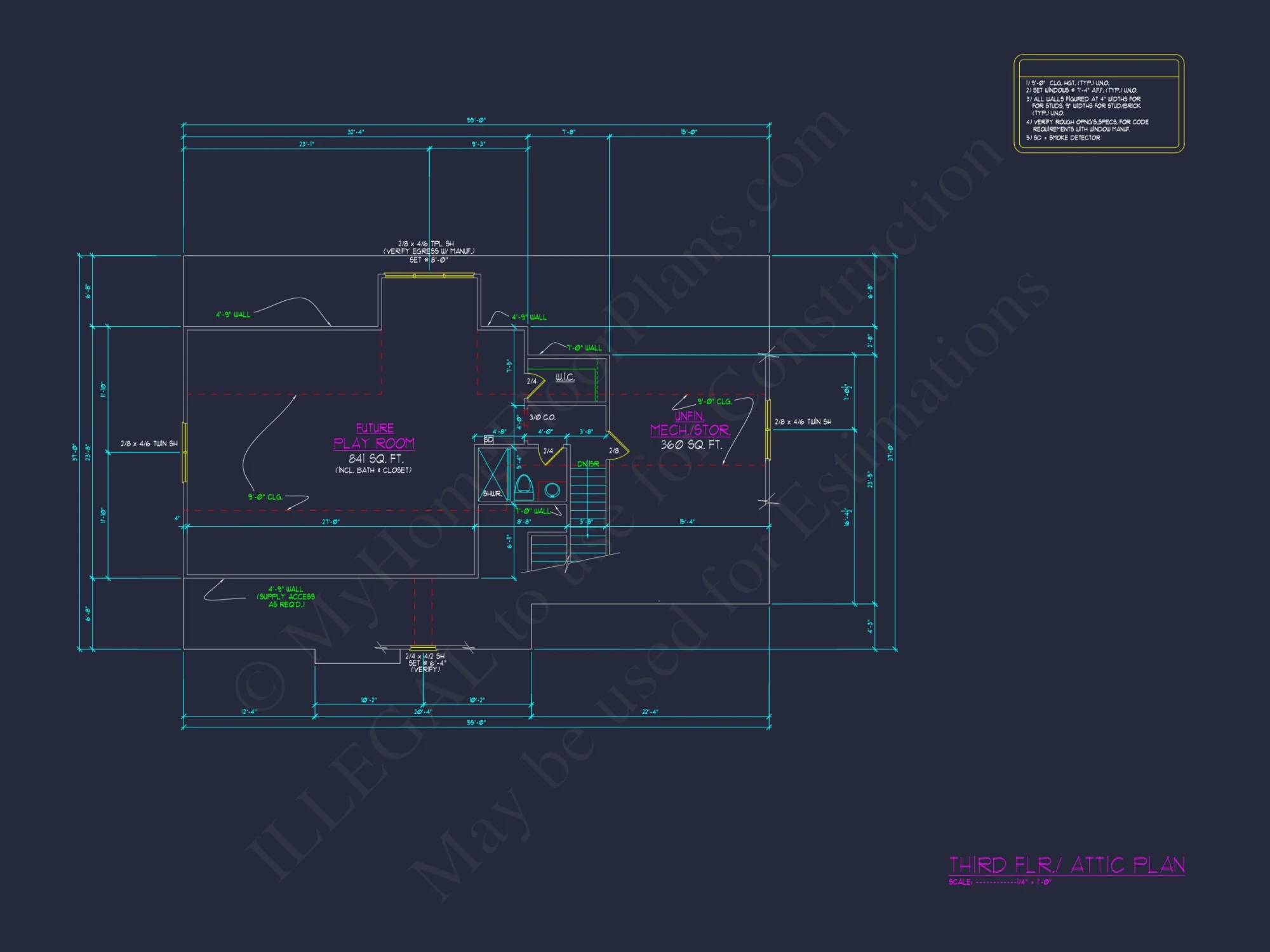 Elegant 3-Story house Plan with CAD Floor Designs & Blueprint