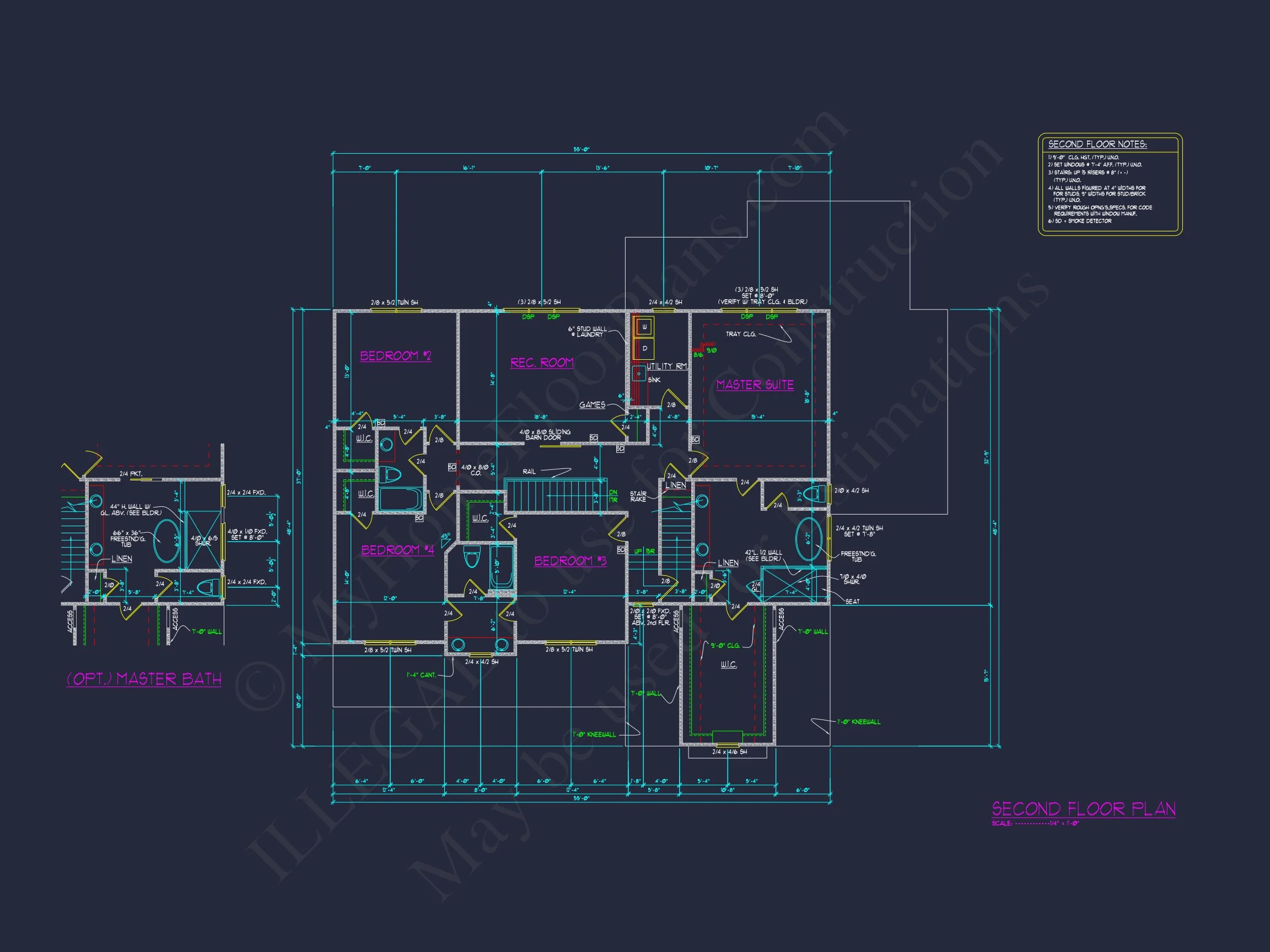 Elegant 3-Story house Plan with CAD Floor Designs & Blueprint