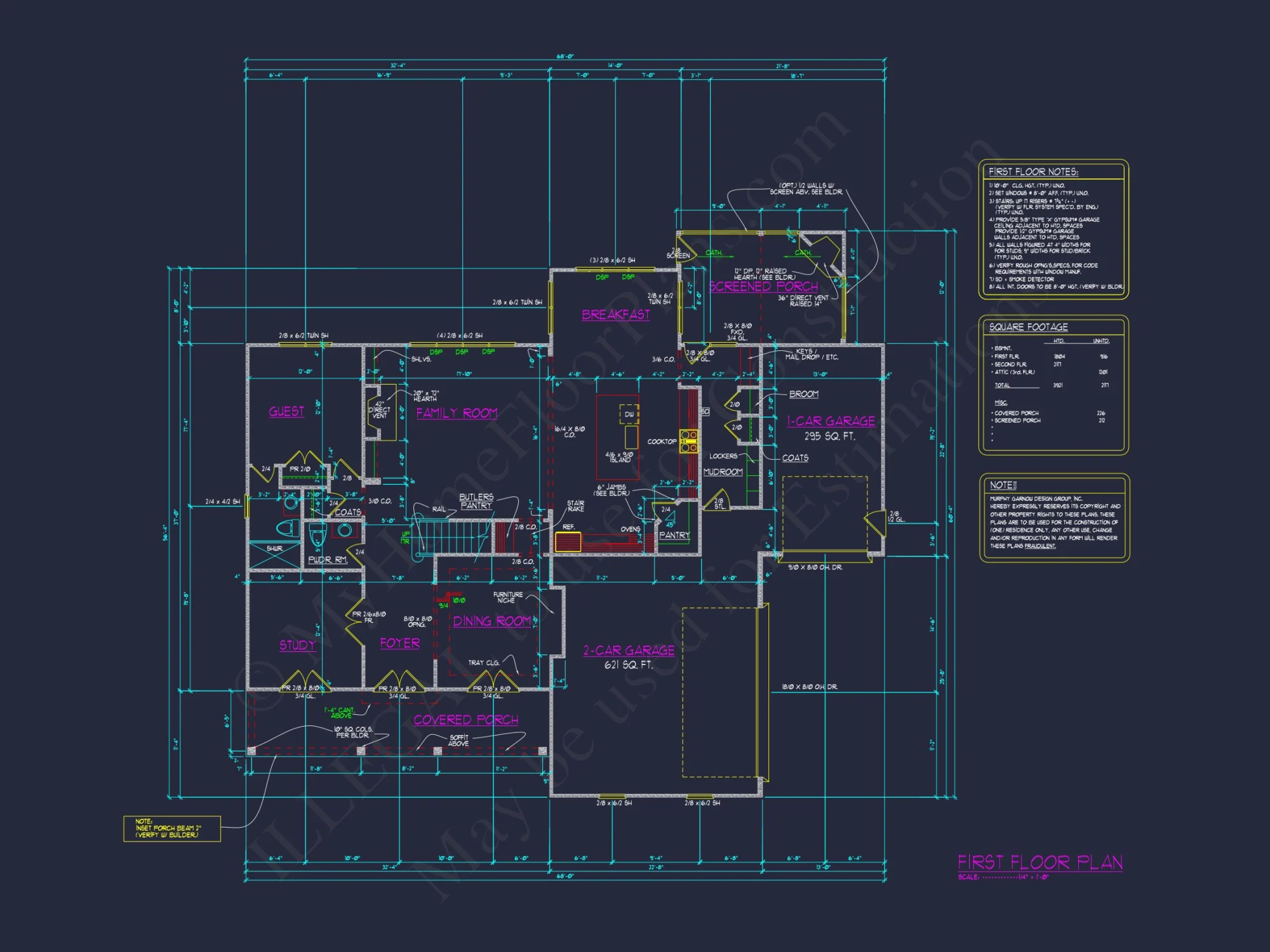 Elegant 3-Story house Plan with CAD Floor Designs & Blueprint