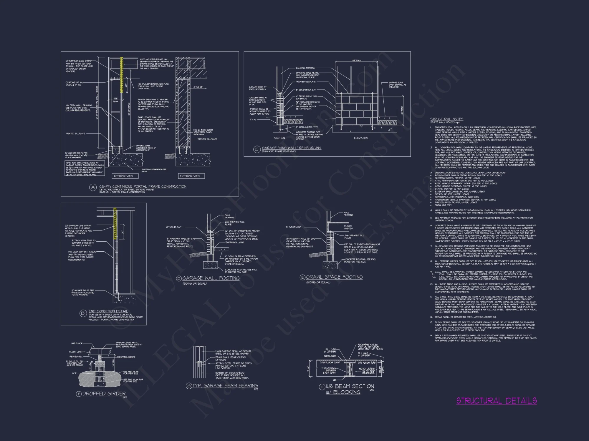 Elegant house Plan with Modern Floor Plan Designs and CAD Blueprints