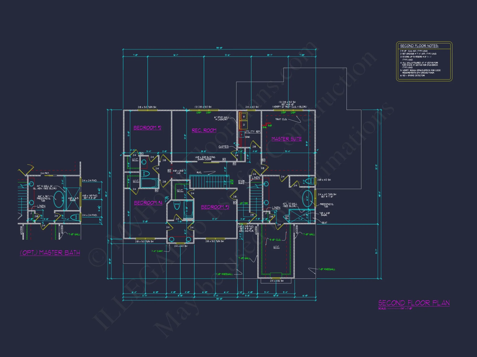 Elegant house Plan with Modern Floor Plan Designs and CAD Blueprints