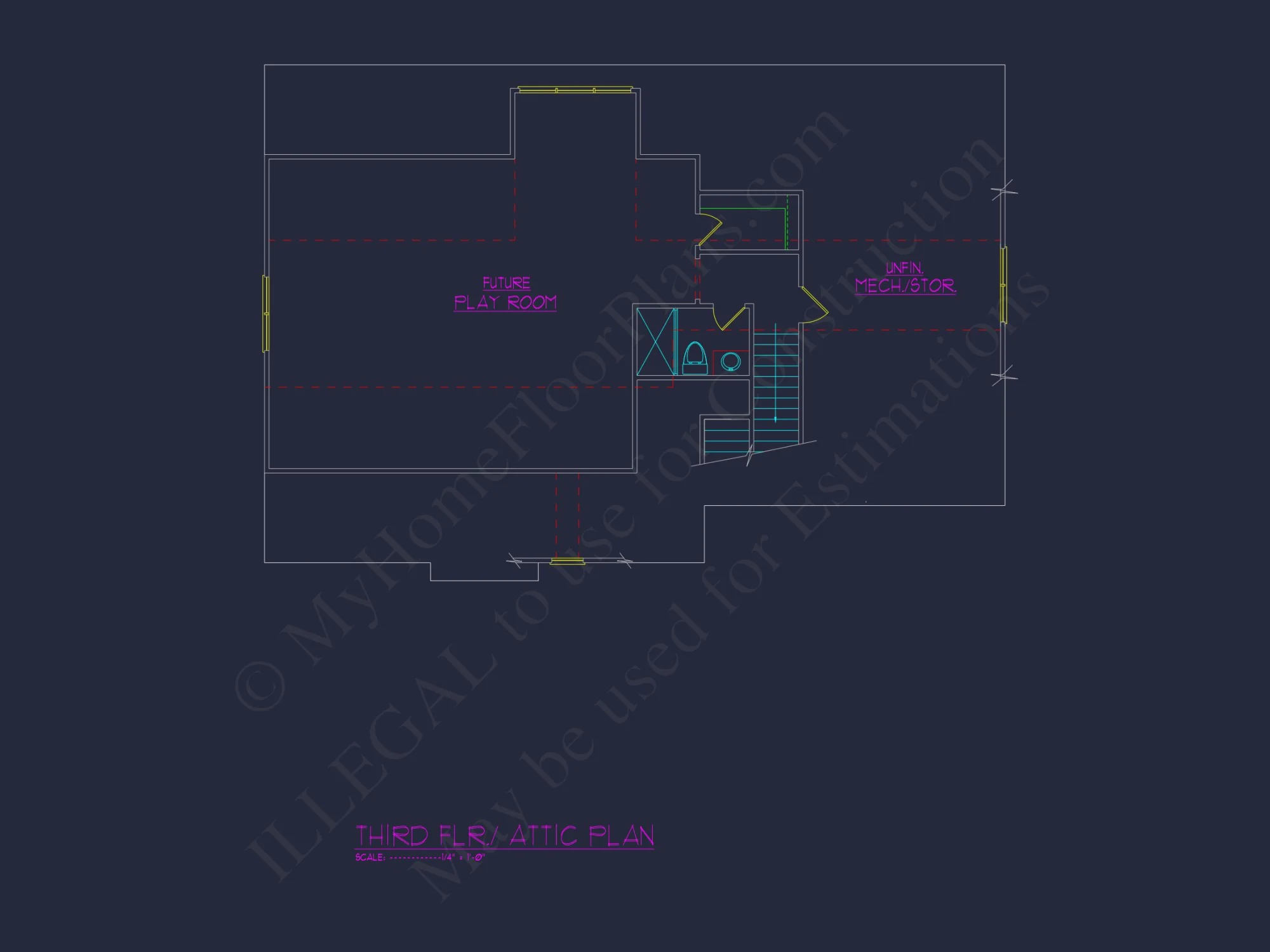 Elegant house Plan with Modern Floor Plan Designs and CAD Blueprints