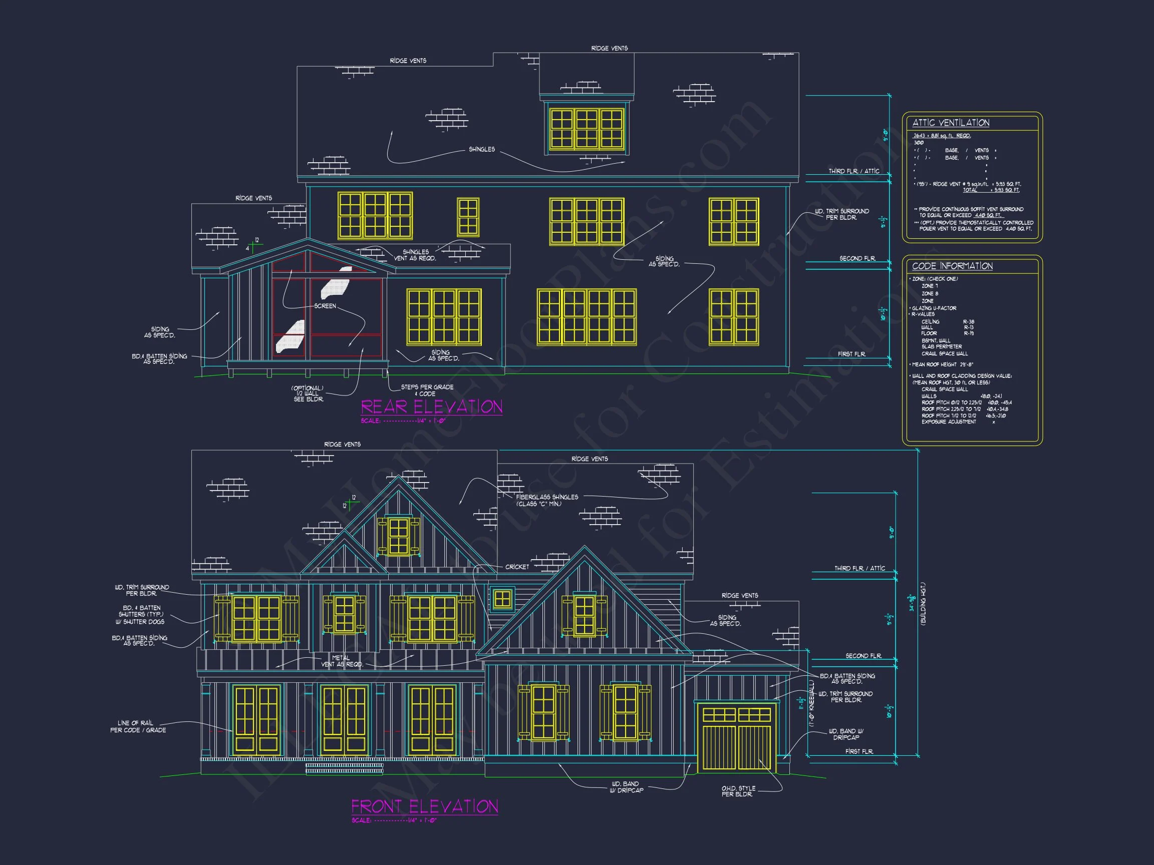 19-1190 HOUSE PLAN - Elegant House Plan with Modern Floor Plan Designs and CAD Blueprints 35 Elegant house Plan with Modern Floor Plan Designs and CAD Blueprints